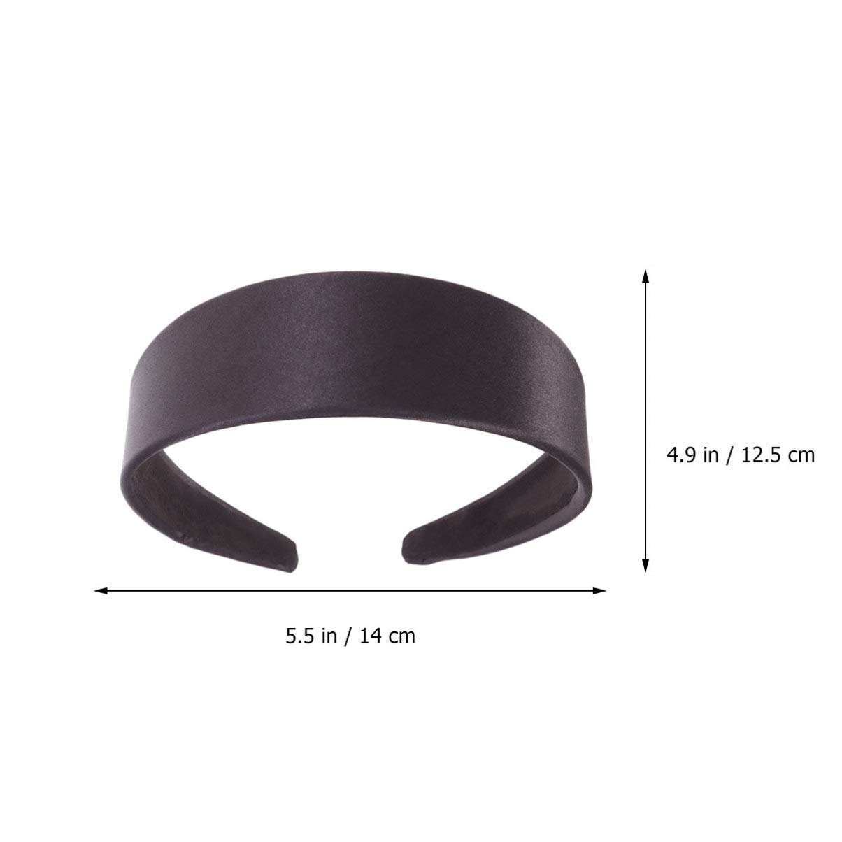 2Pcs No Teeth Headband for Women - Soft Hair Wraps & Headgear Accessories - Bridal Hair Rings, Fashion Scarf, Graceful European Style Headbands for Everyday & Special Occasions (Weddings, Parties, Work)