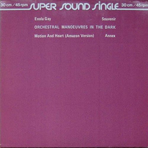 Orchestral Manoeuvres In The Dark - Enola Gay / Souvenir Vinyl Single - Limited Edition 80s Synthpop Music - Perfect for Collectors & Retro Music Lovers