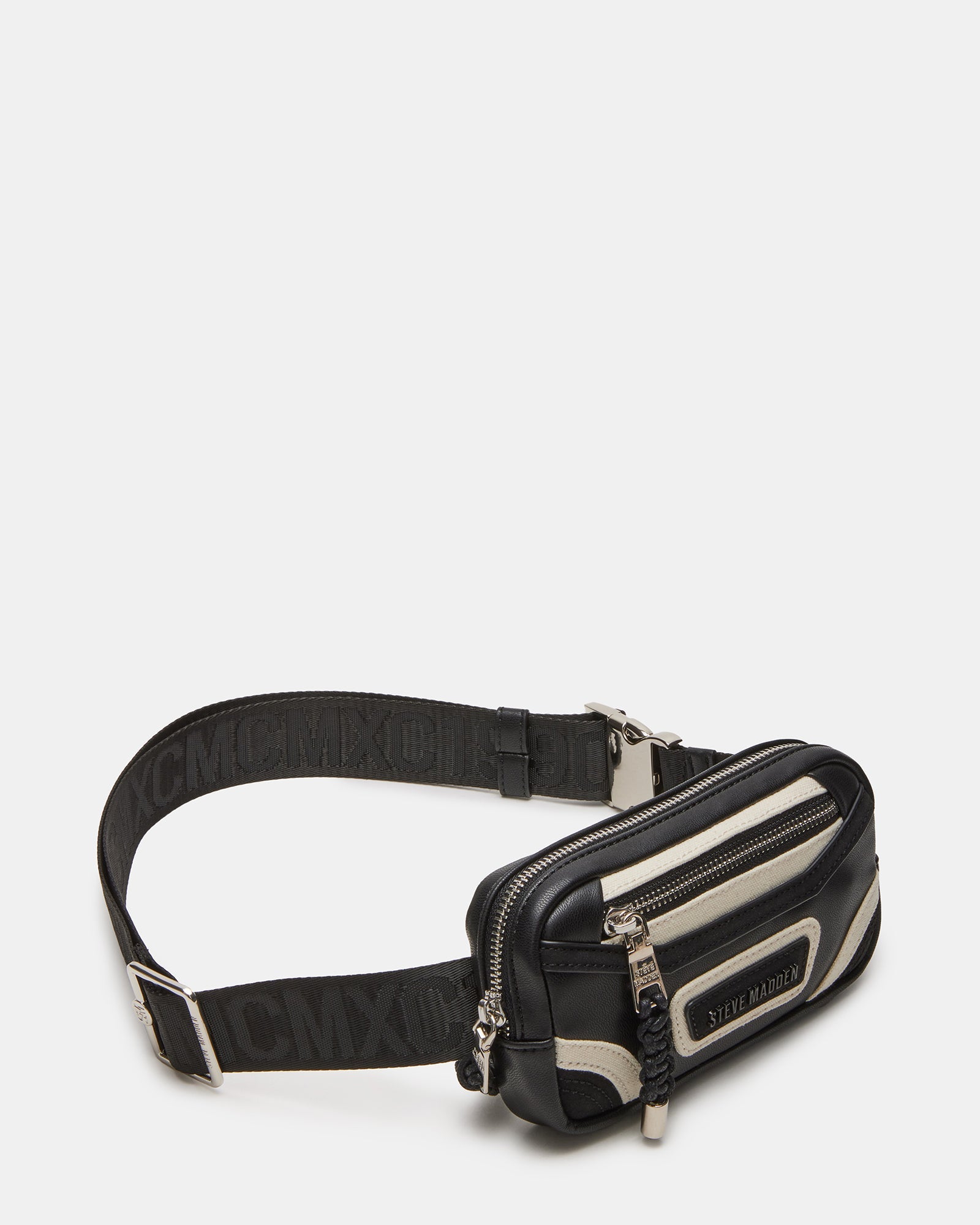 MADRIDD Black and White Small Rebooted Bag - Stylish Crossbody Purse for Women, Perfect for Travel, Work, and Everyday Use