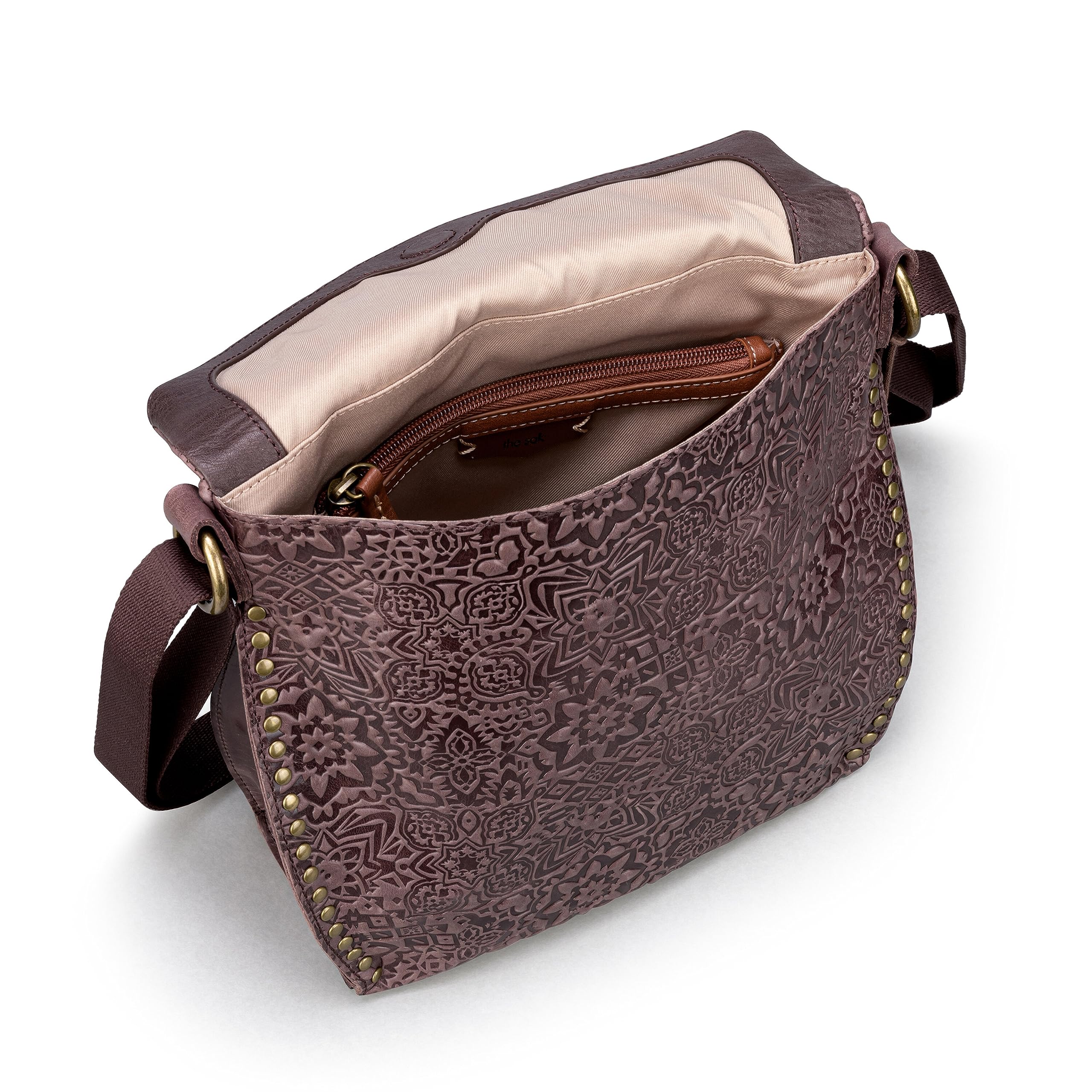 The Sak Silverlake Genuine Leather Crossbody Bag for Women - Adjustable Strap, Lightweight Everyday Purse - Perfect for Work, Travel & Shopping