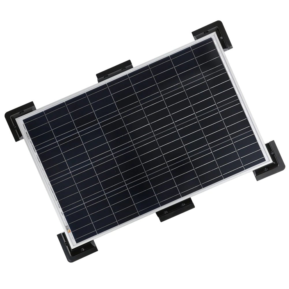 Rich Solar Corner Bracket Mount Set of 6 - Heavy Duty Aluminum Solar Panel Mounting Brackets for RV, Boat & Off-Grid Systems - Perfect for Solar Panel Installation & Secure Mounting