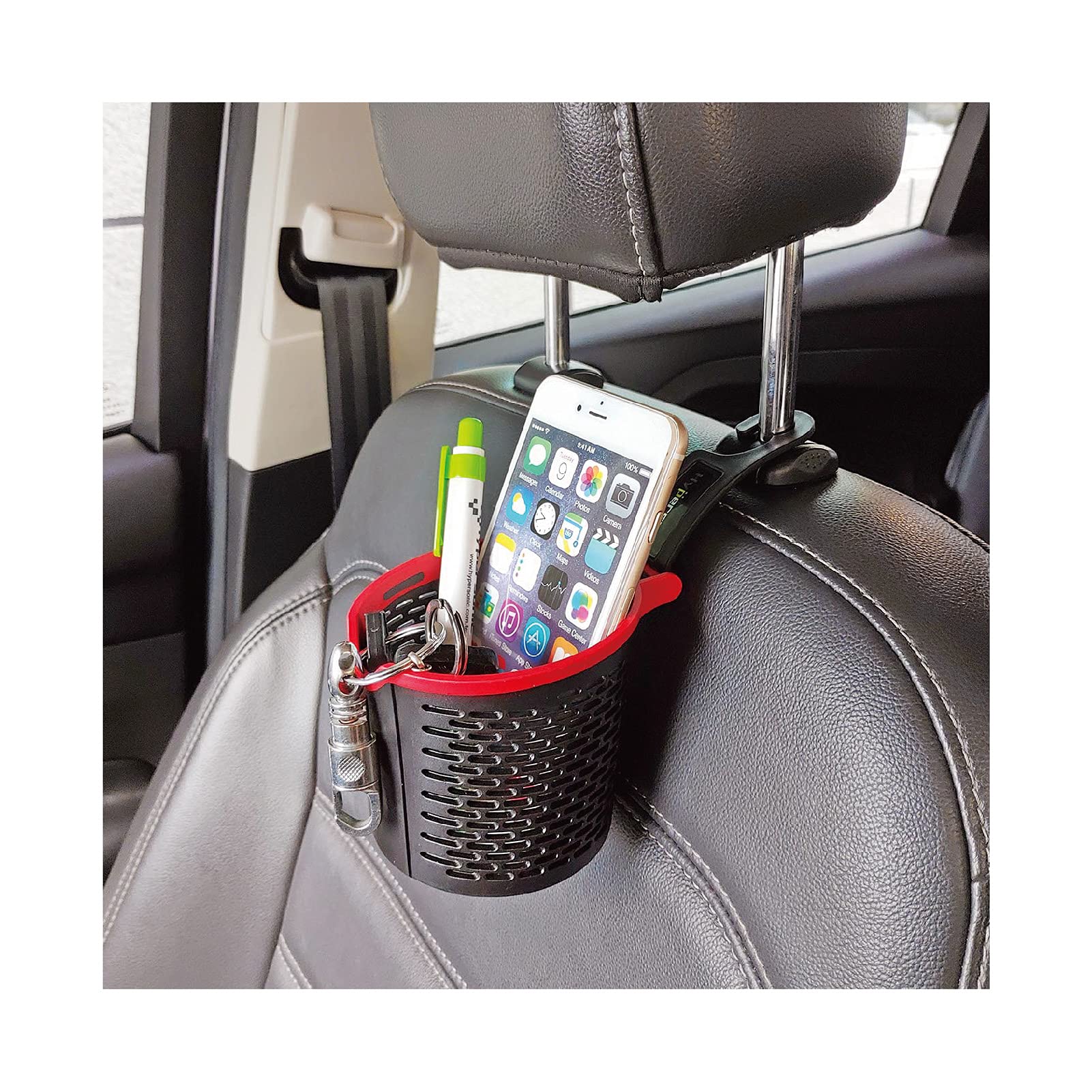 2-Pack Car Seat Organizer with Phone Holder & Storage Pockets - Universal Backseat and Front Seat Caddy for Adults & Kids - Perfect for Road Trips, Commuting, and Family Travel Accessories