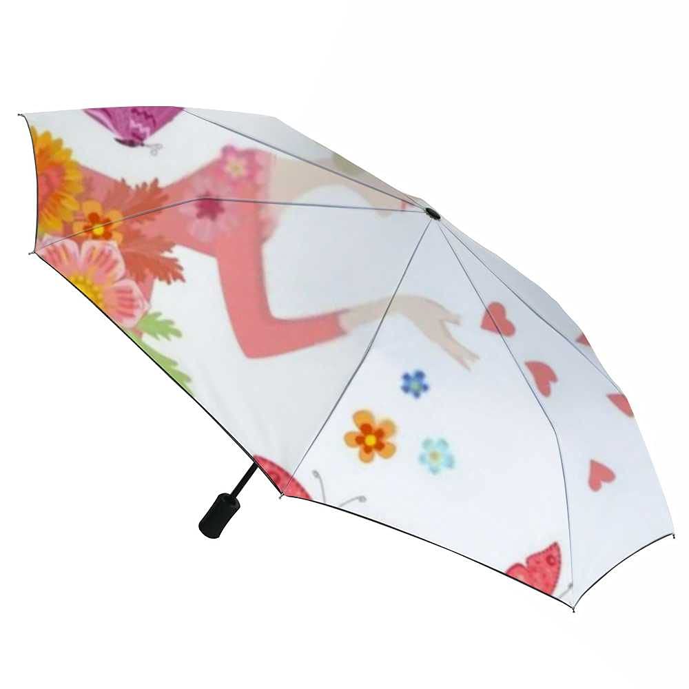 Windproof Travel Umbrella - Compact Folding Rain Umbrella with Automatic Open/Close, Translucent Hues for Men & Women - Perfect for Golf, Commuting & Outdoor Activities