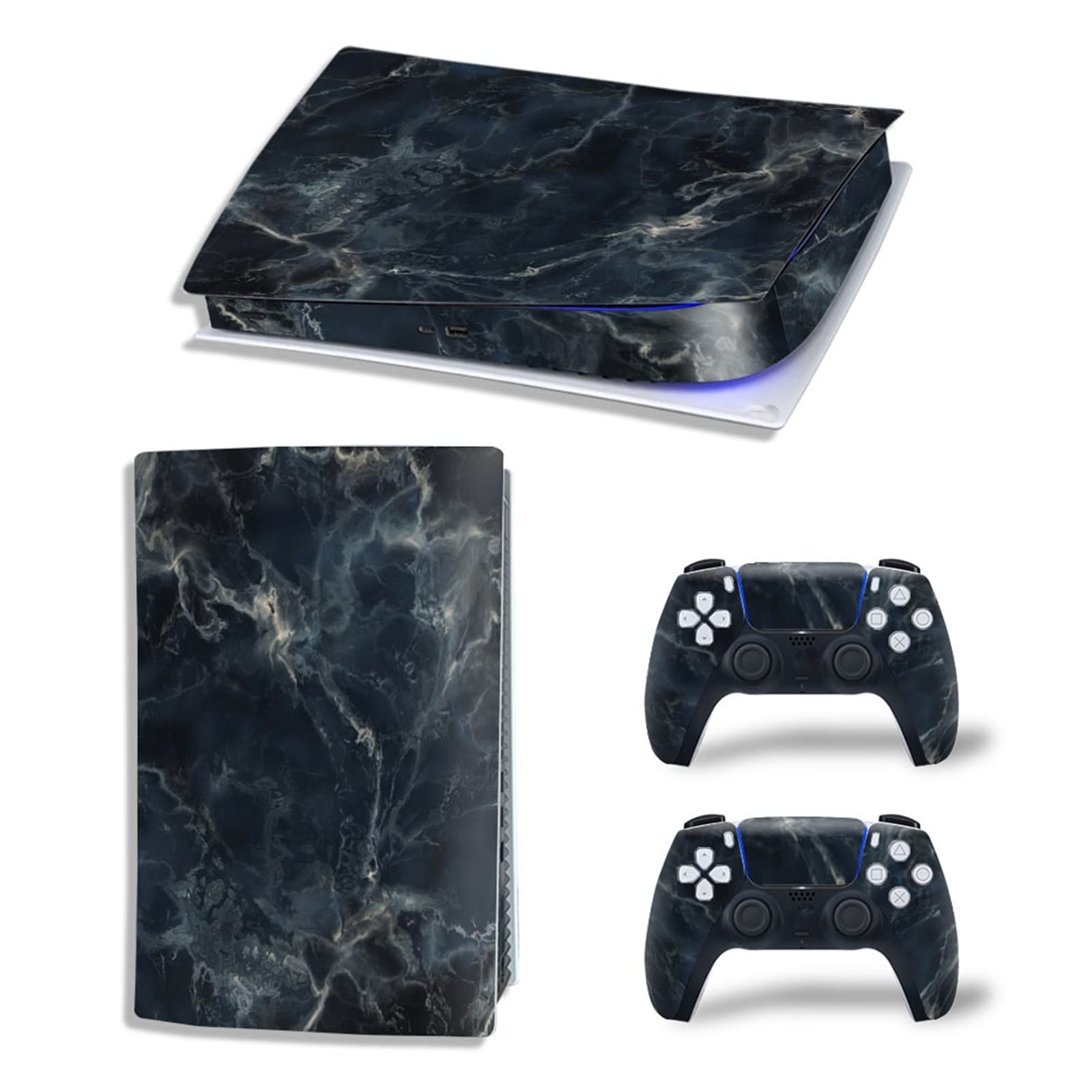 Anime Console Skin Decal for PS5 Digital Edition - Scratch-Resistant Vinyl Protection Cover for 2 Controllers - Bubble-Free Application (05242) - Perfect for Gaming Enthusiasts & Anime Fans