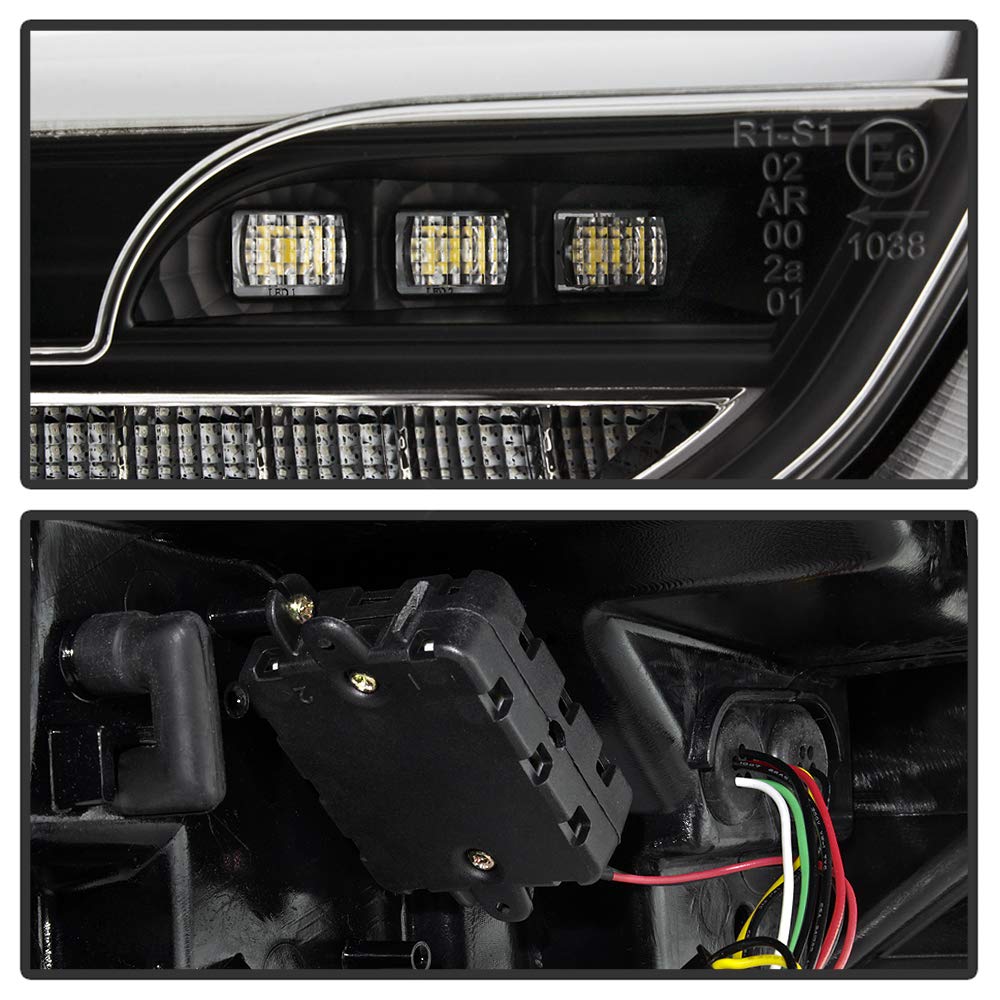 ACANII LED Sequential Tail Lights for 2015-2018 Ford Focus Hatchback - Black Smoked Signal Lamps Pair (Driver & Passenger Side) | Enhanced Safety & Style for Night Driving and Custom Car Upgrades