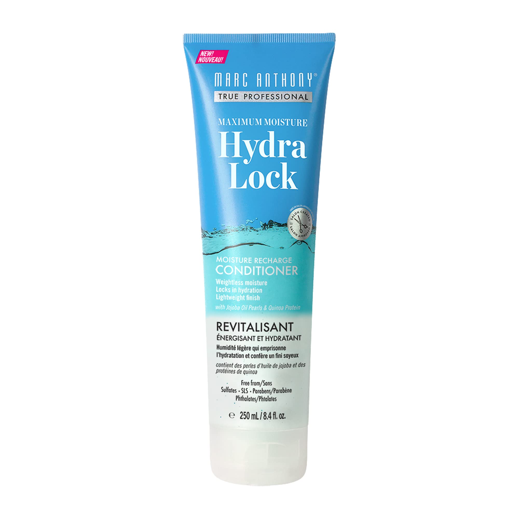 Marc Anthony Hydra Lock Jojoba Oil Replenishing Conditioner for Dry & Damaged Hair - Pack of 3 (33.8 fl oz) - Deep Hydration & Repair for Curly, Wavy & Straight Hair - Salon Quality Hair Care at Home