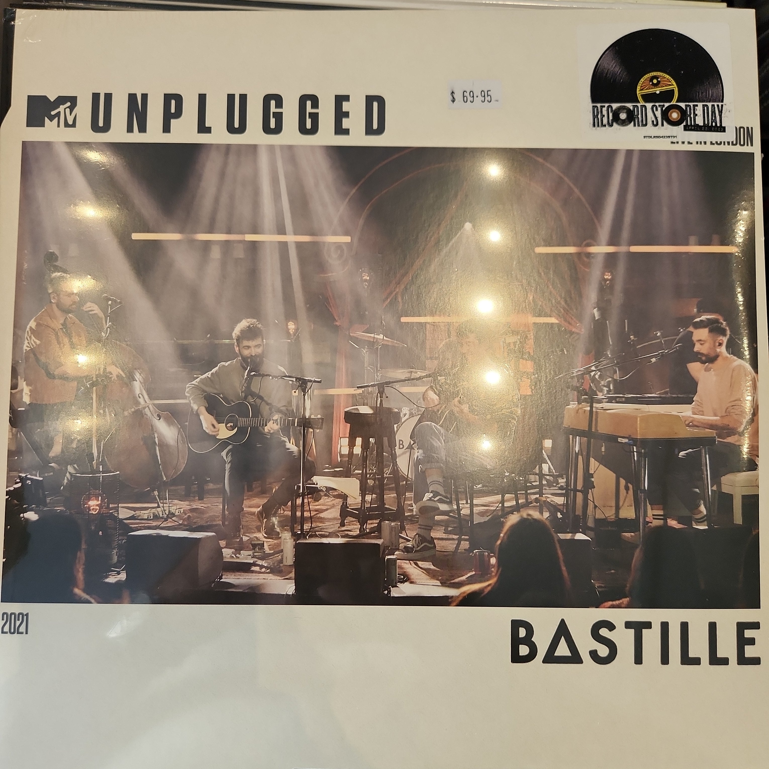 Bastille MTV Unplugged RSD Exclusive Vinyl LP Record - Limited Edition Collectible for Music Lovers & Audiophiles - Perfect for Home Listening, Gifts, and Vinyl Collections