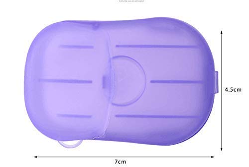 Prostuff.in® 5 Pack (20 Sheets Each) Scented Disposable Paper Soap for Hand Washing - Travel Size, Portable & Hygienic - Ideal for Camping, Hiking, Gym, and Outdoor Activities