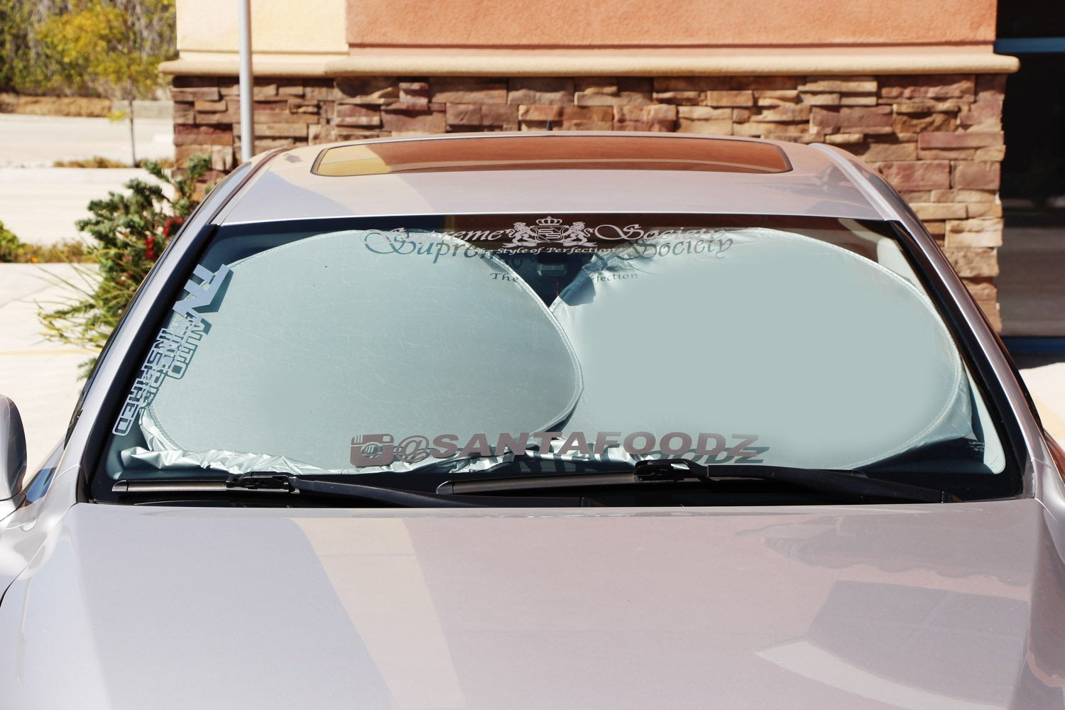 63 x 33.8 Inch Large Foldable Car Windshield Sunshade - UV Protection Sun Shade for Cars, SUVs & Trucks - Perfect for Summer Parking & Heat Protection