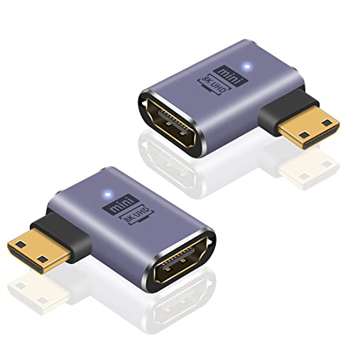 Left & Right Angle Mini HDMI Adapter
