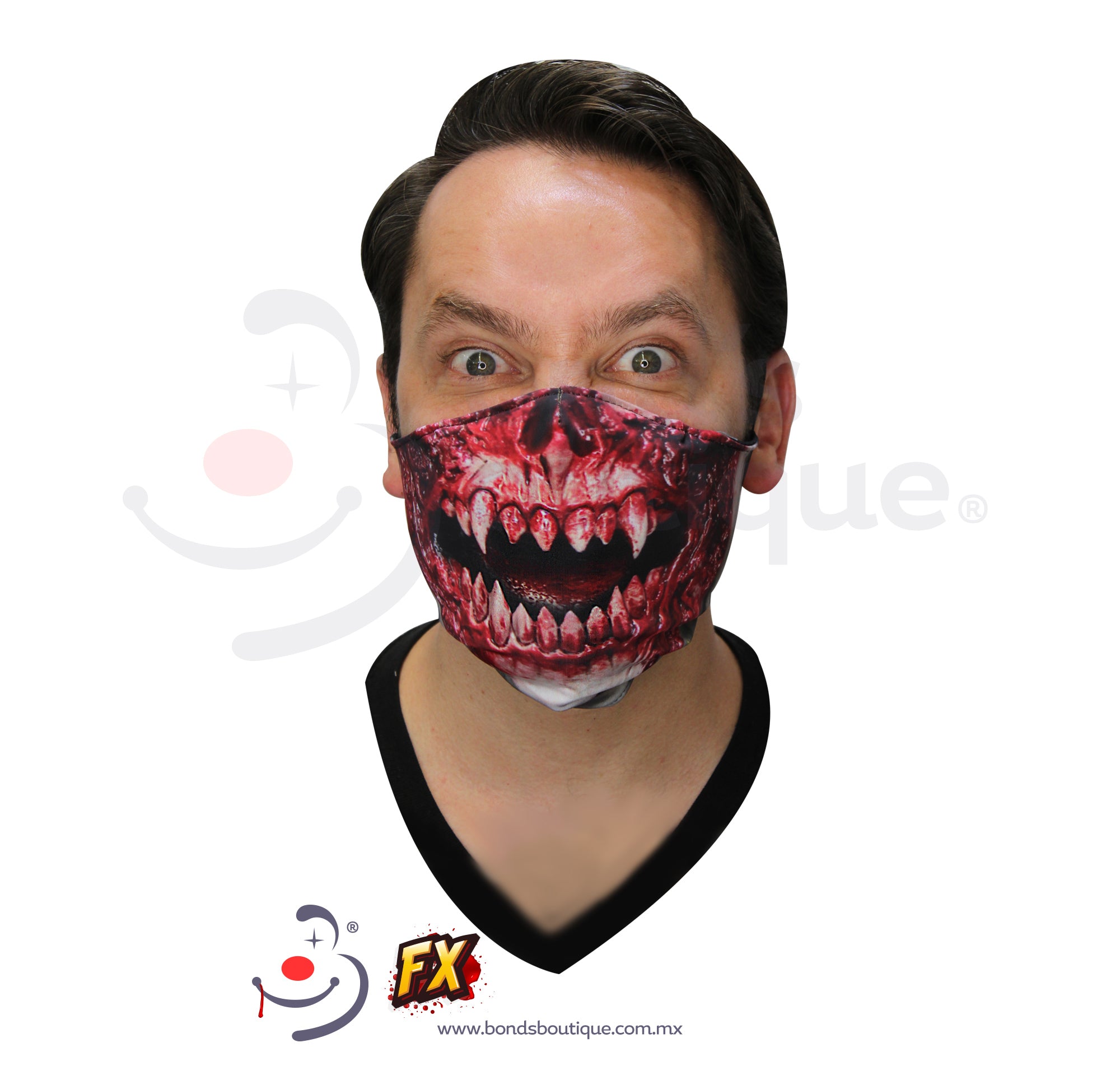 Halloween Face Masks - Spooky & Fun Printed Masks for Adults & Kids - Perfect for Halloween Parties, Trick or Treating, and Costume Accessories