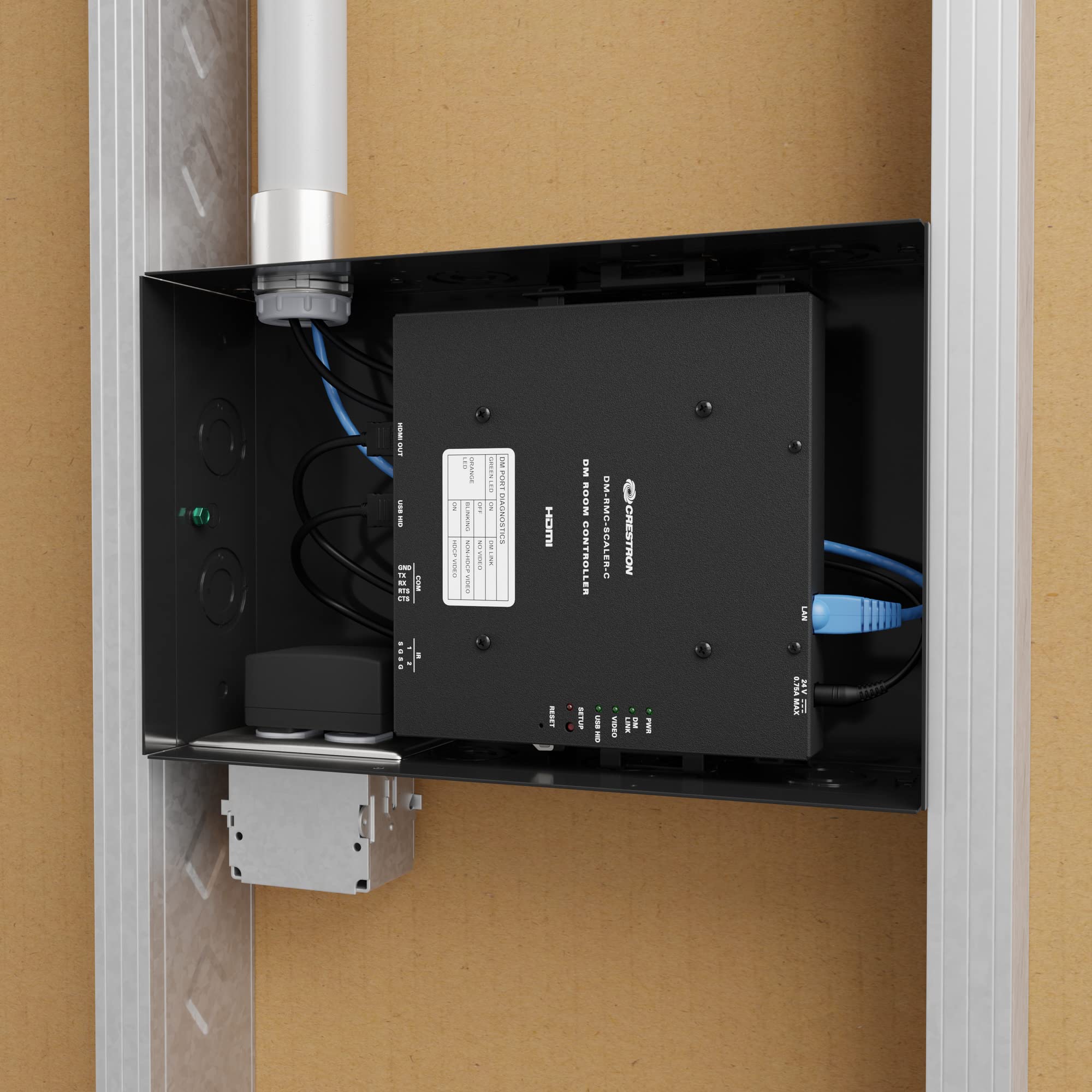Chief PAC525 In-Wall Storage Box - Hidden Wall Organizer for Home & Office - Perfect for Storing Documents, Tools, and Household Essentials