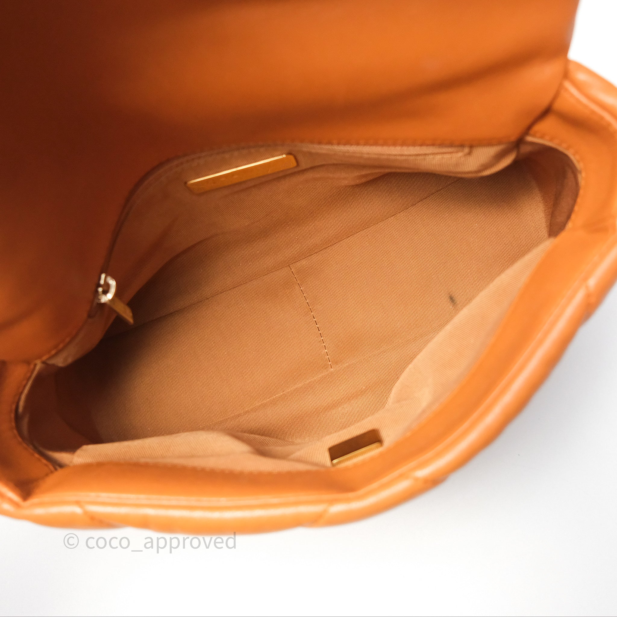 Chanel 19 Small Handbag in Caramel with Mixed Hardware - Luxury Designer Shoulder Bag for Women, Perfect for Date Nights & Special Occasions