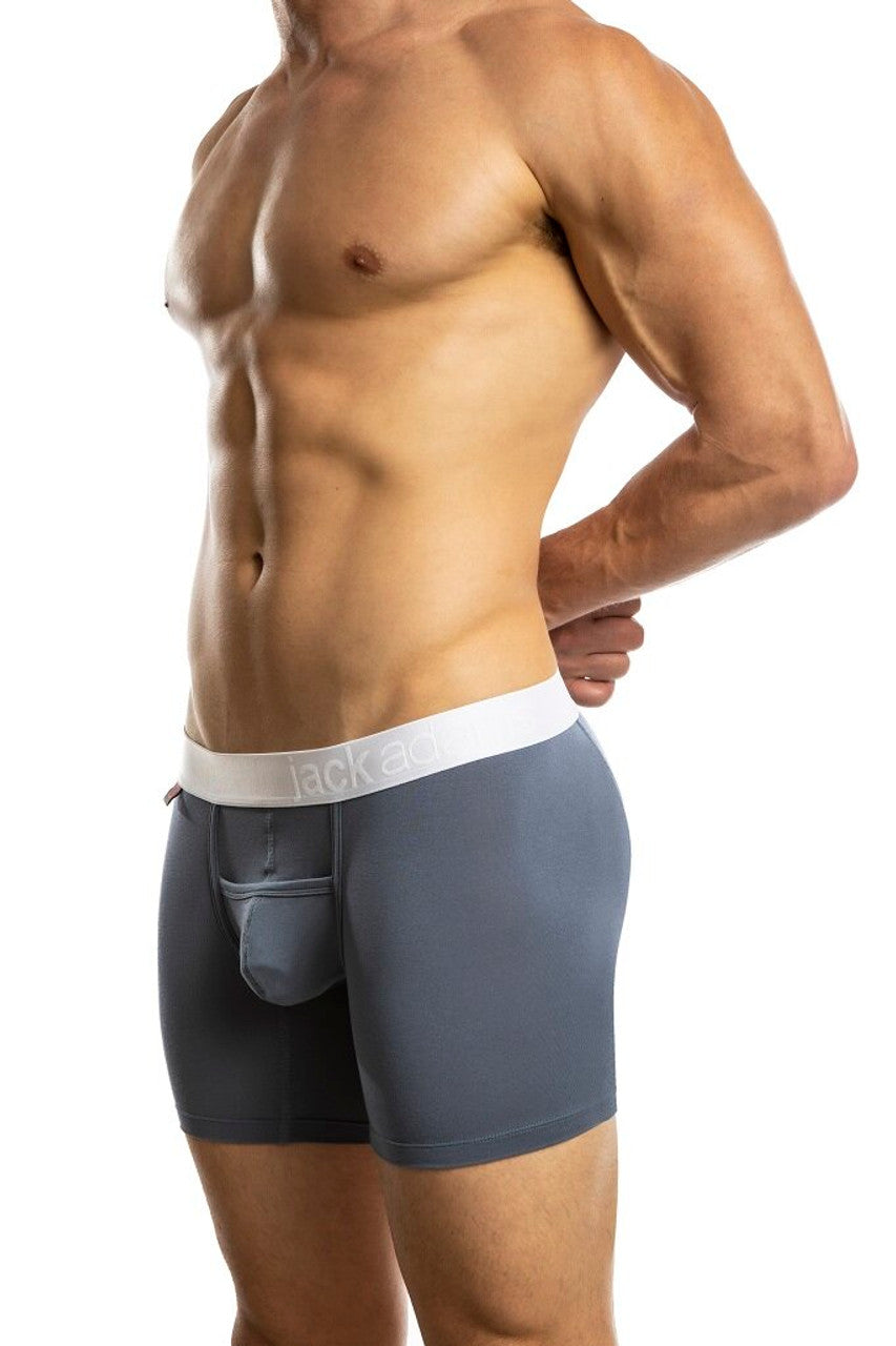 Jack Adams Air Army Boxer Brief - Ultra Soft Men's Underwear with Moisture-Wicking & Breathable Fabric - Perfect for Gym, Workout & Everyday Comfort