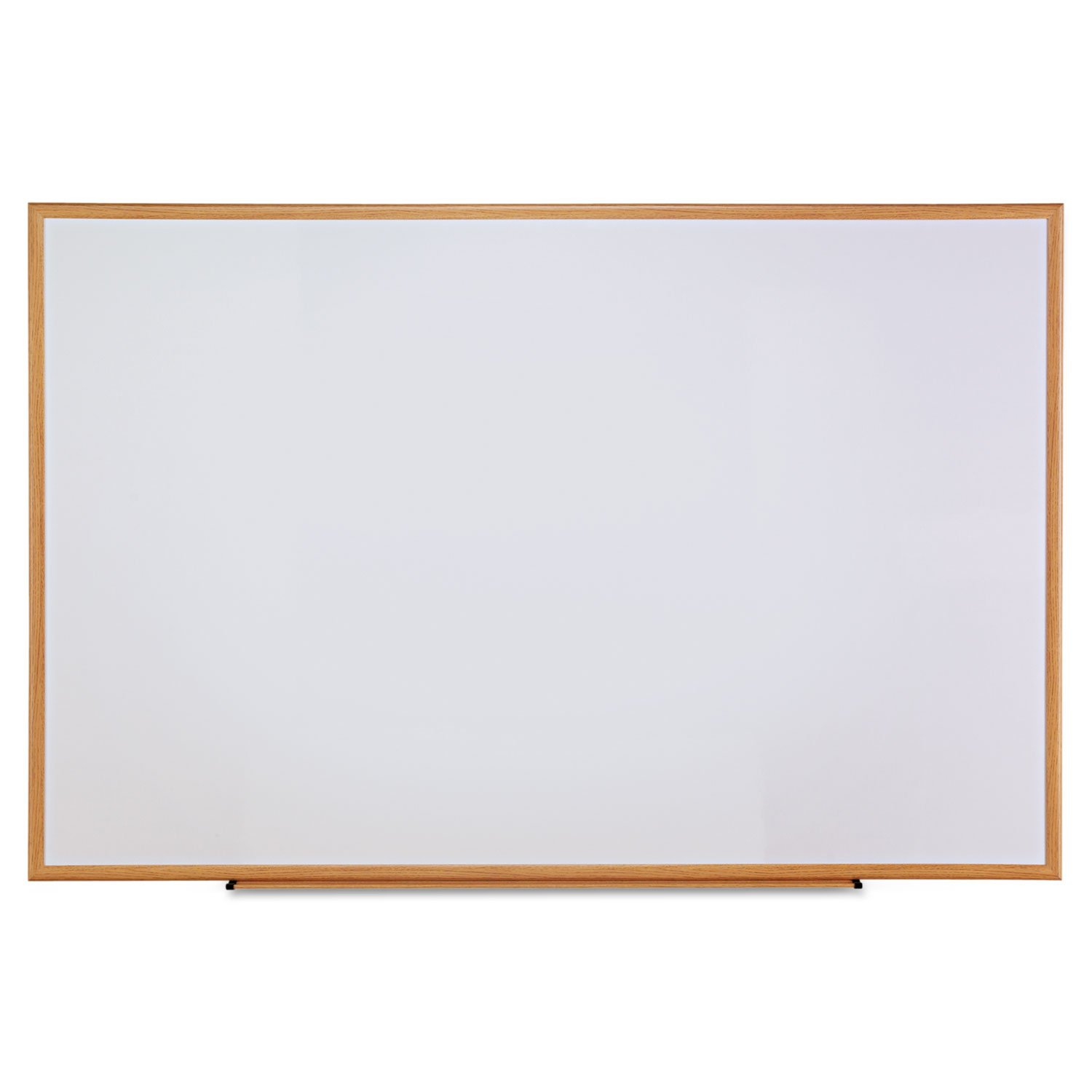 Universal 43621 White Melamine Dry-Erase Board 72x48 Inches with Oak Frame - Perfect for Office Meetings, Classroom Teaching & Home Organization