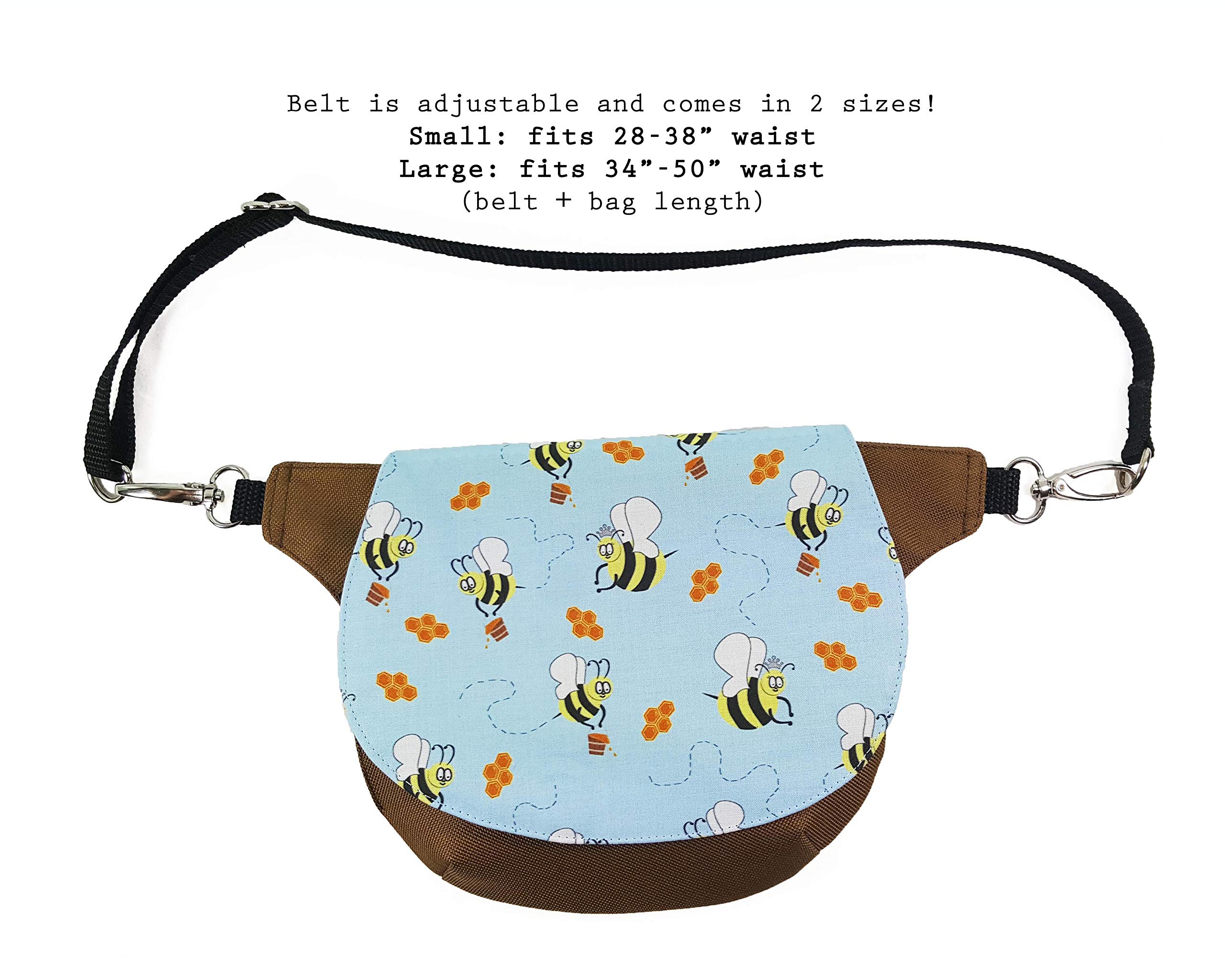 Queen Bee Fanny Pack - Stylish Honey Bees Hip Bag for Women | Perfect for Outdoor Activities, Travel & Festivals