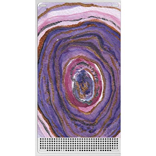 Skinit Custom Gaming Skin Decal for Xbox Series S Bundle - Lilac Watercolor Geode Design | Protective Vinyl Cover for Console & Controller | Perfect for Gaming Setups & Gift Giving