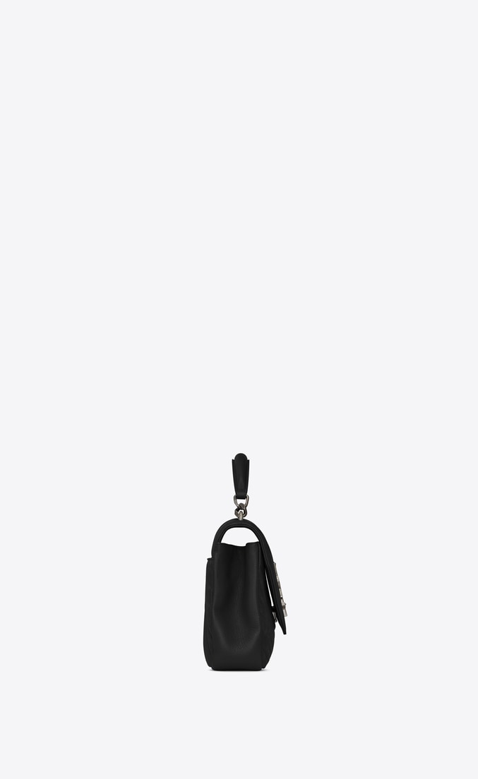 Saint Laurent Classic Medium College Bag in Monogram Earth Grey with Silver-Toned Hardware - Perfect for Work, Travel & Everyday Luxury