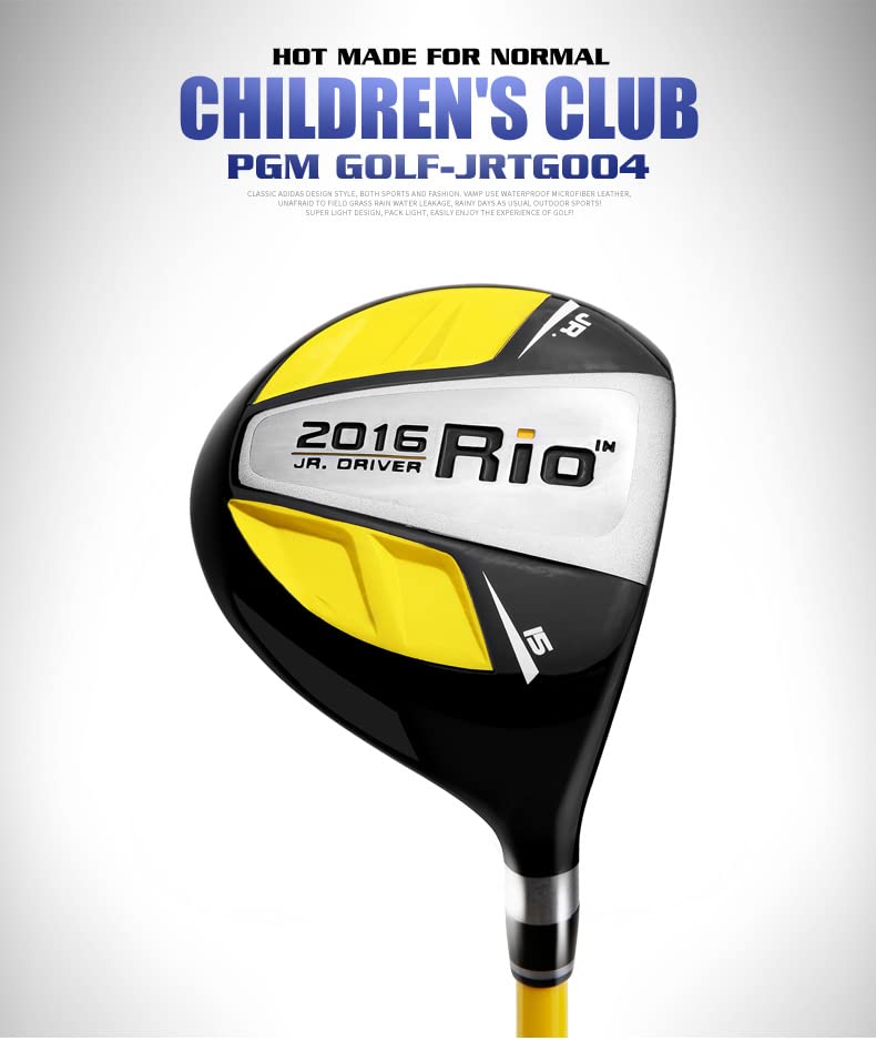 PGM Junior Golf Club Set for Kids - Right Handed 4-Piece Youth Golf Clubs with Stand Bag for Boys & Girls | Perfect for Beginners & Junior Golf Training
