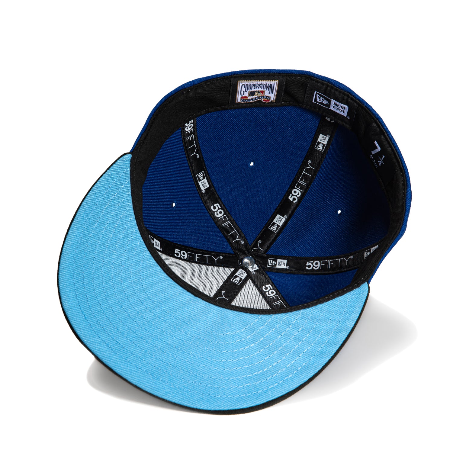 New Era 59Fifty San Francisco Giants 50th Anniversary Patch Script Premium Hat - Royal & Black - Official MLB Baseball Cap for Fans & Collectors - Perfect for Games, Gifts & Streetwear Fashion