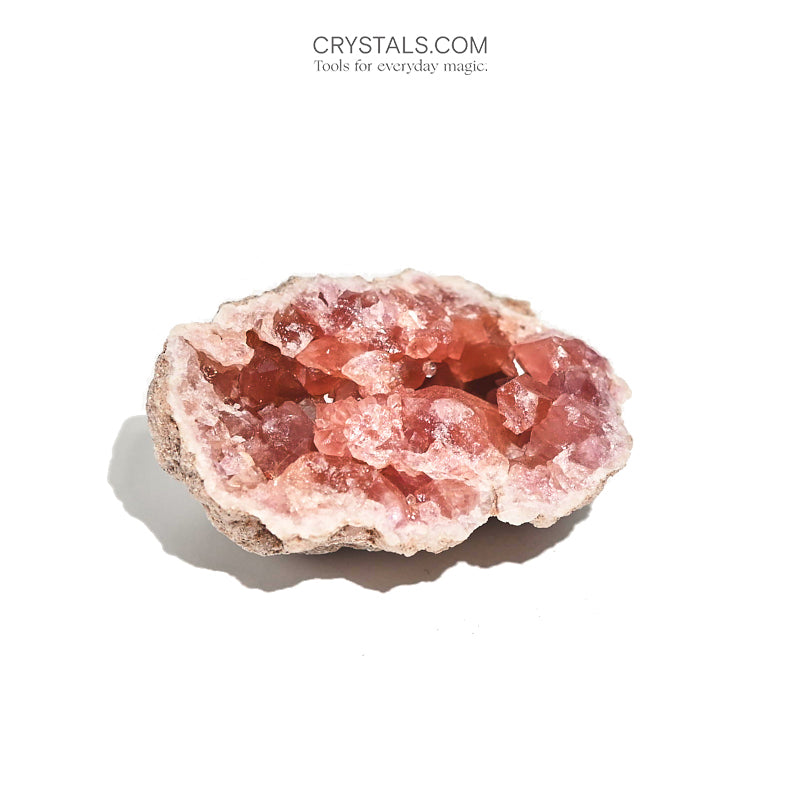 Natural Pink Amethyst Geode Crystal Cluster - Healing Stone for Home Decor, Meditation & Spiritual Gifts | Perfect for Office Desk, Yoga Space & Energy Healing