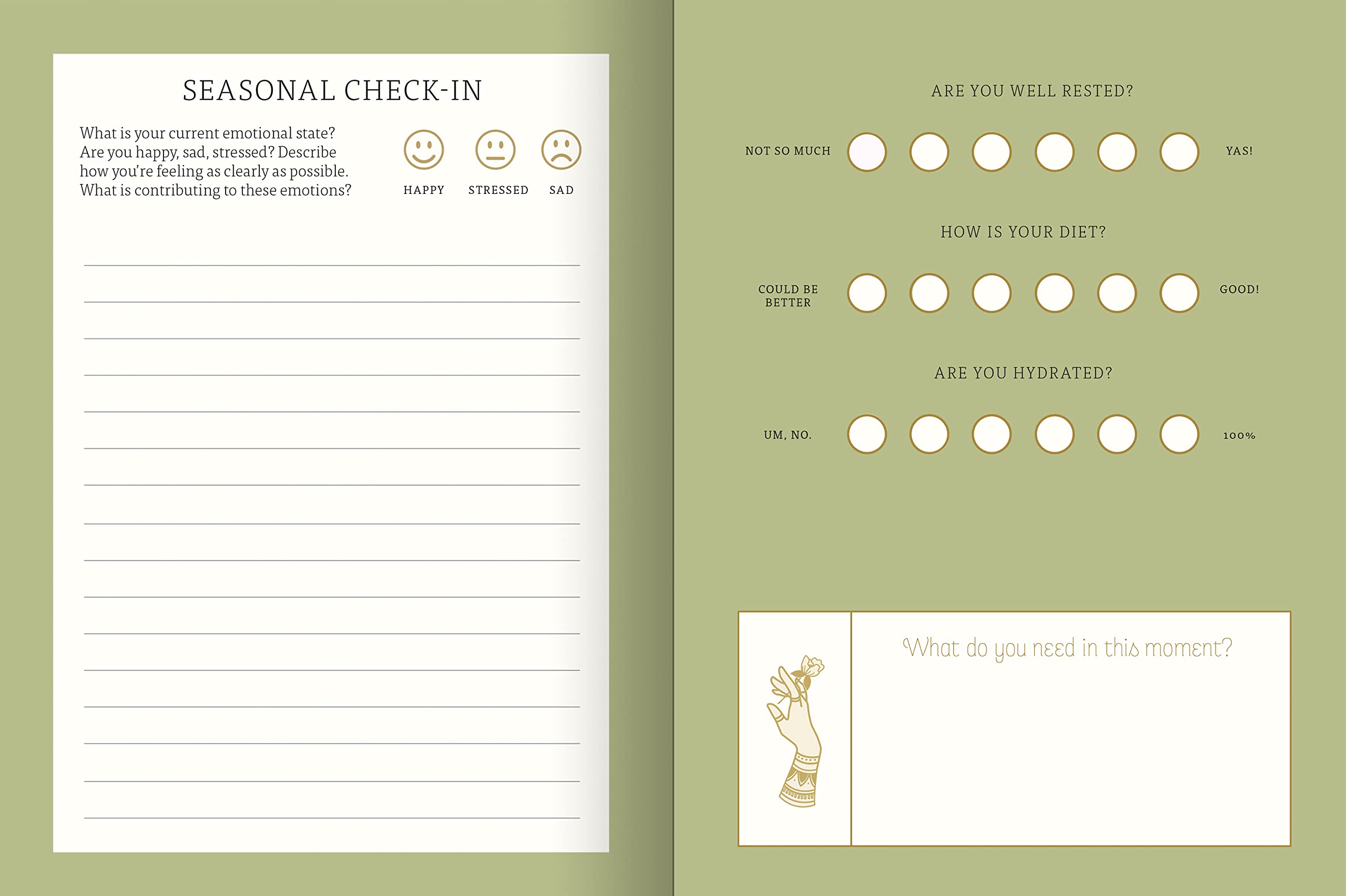 Seasons of You: A Nature-Inspired Self-Reflection Journal for Mindfulness & Personal Growth - Perfect for Meditation, Gratitude Practice & Seasonal Wellness Tracking