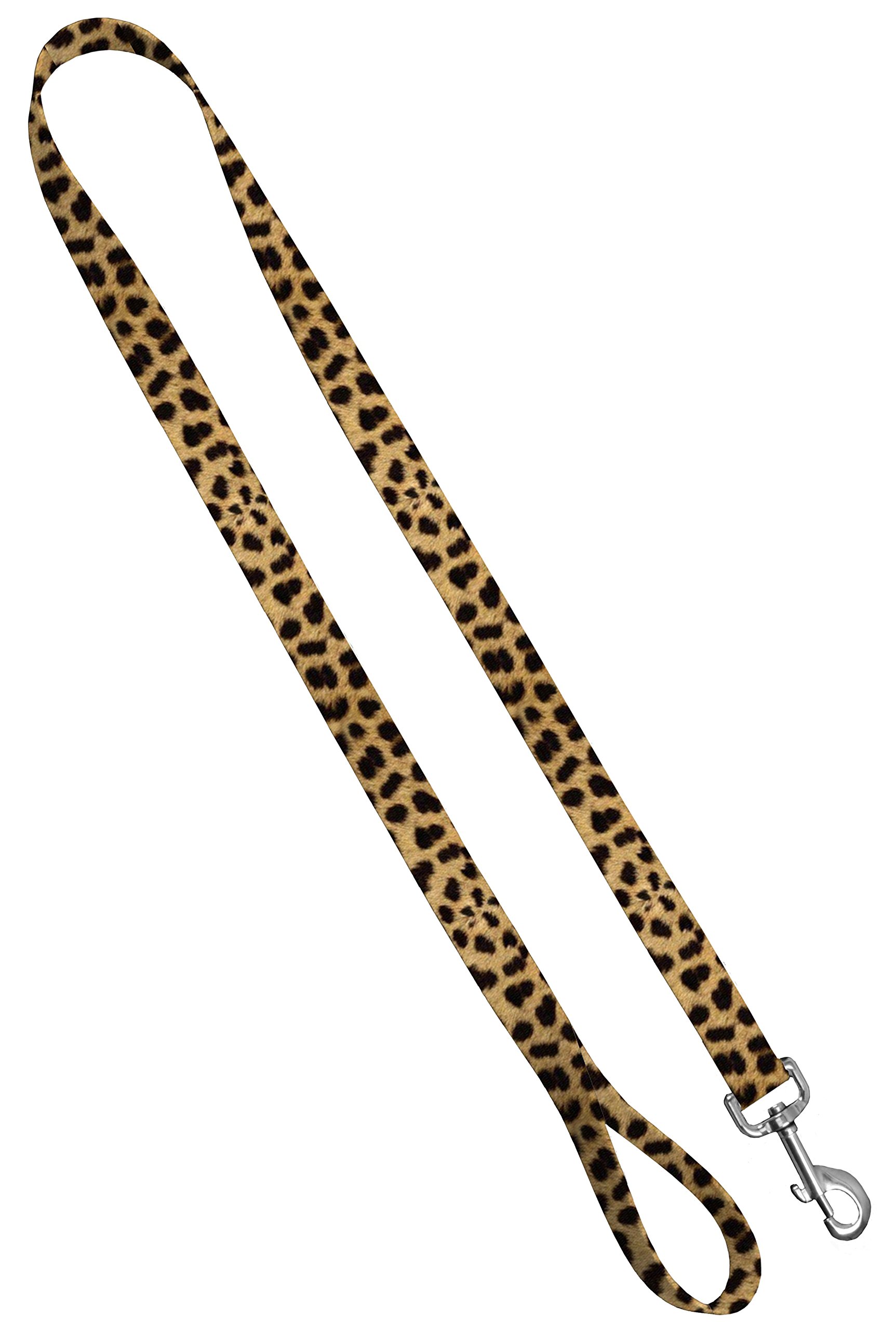 Colorful Waterproof Animal Print Dog Collar & Leash Set - Adjustable Pet Collar with Matching Leash for Small Medium Large Dogs - Perfect for Walking Training Outdoor Adventures