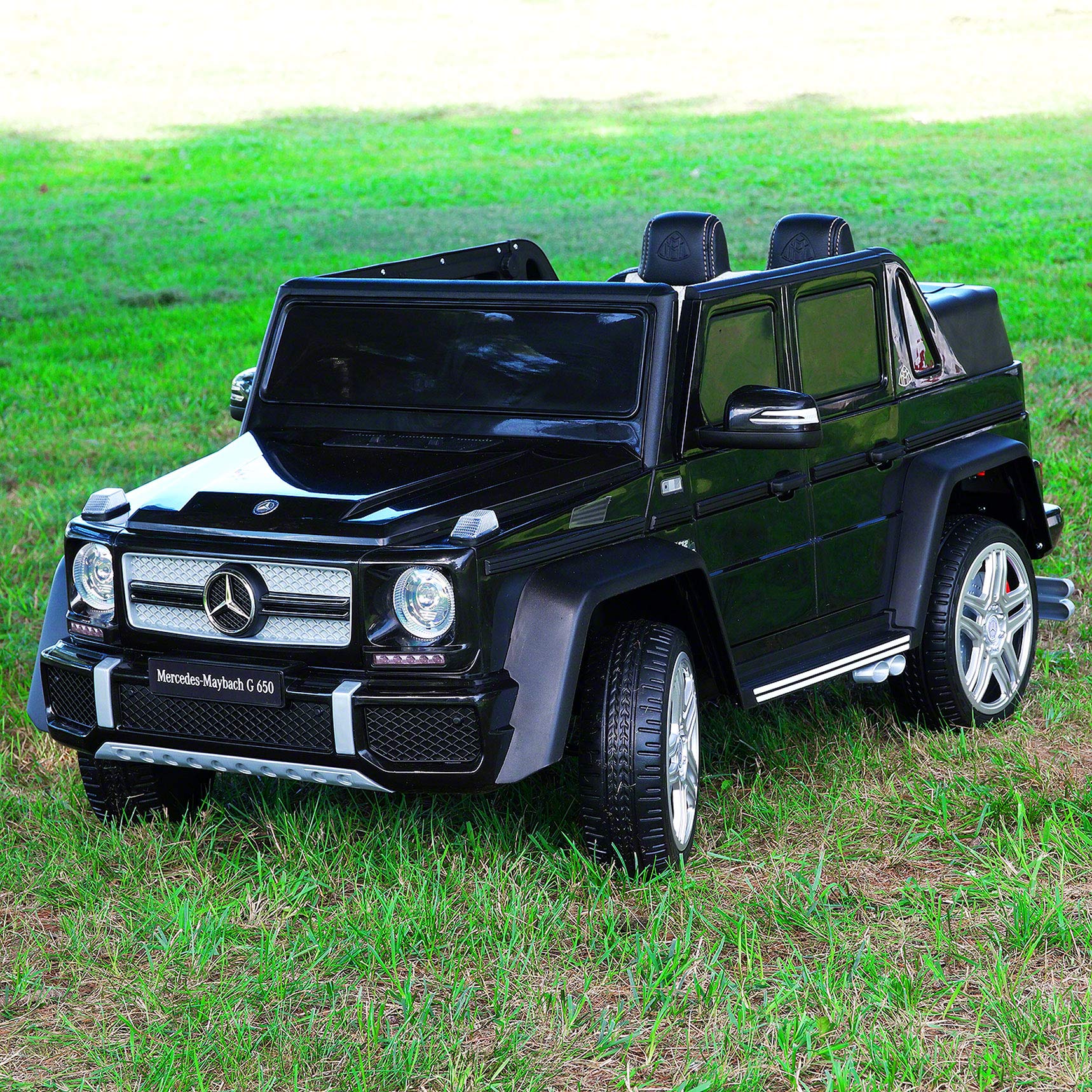 Modern Kids Mercedes Maybach G650 12V Electric Ride-On Car with Parental Remote Control, EVA Foam Wheels, Leather Seat, MP3/USB Player & LED Lights - Perfect for Outdoor Play & Birthday Gifts