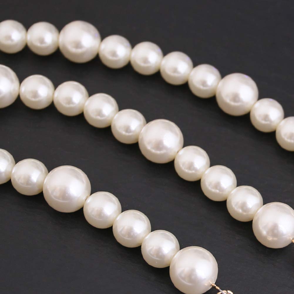 Elegant Imitation Pearl Bag Strap Replacement - 10