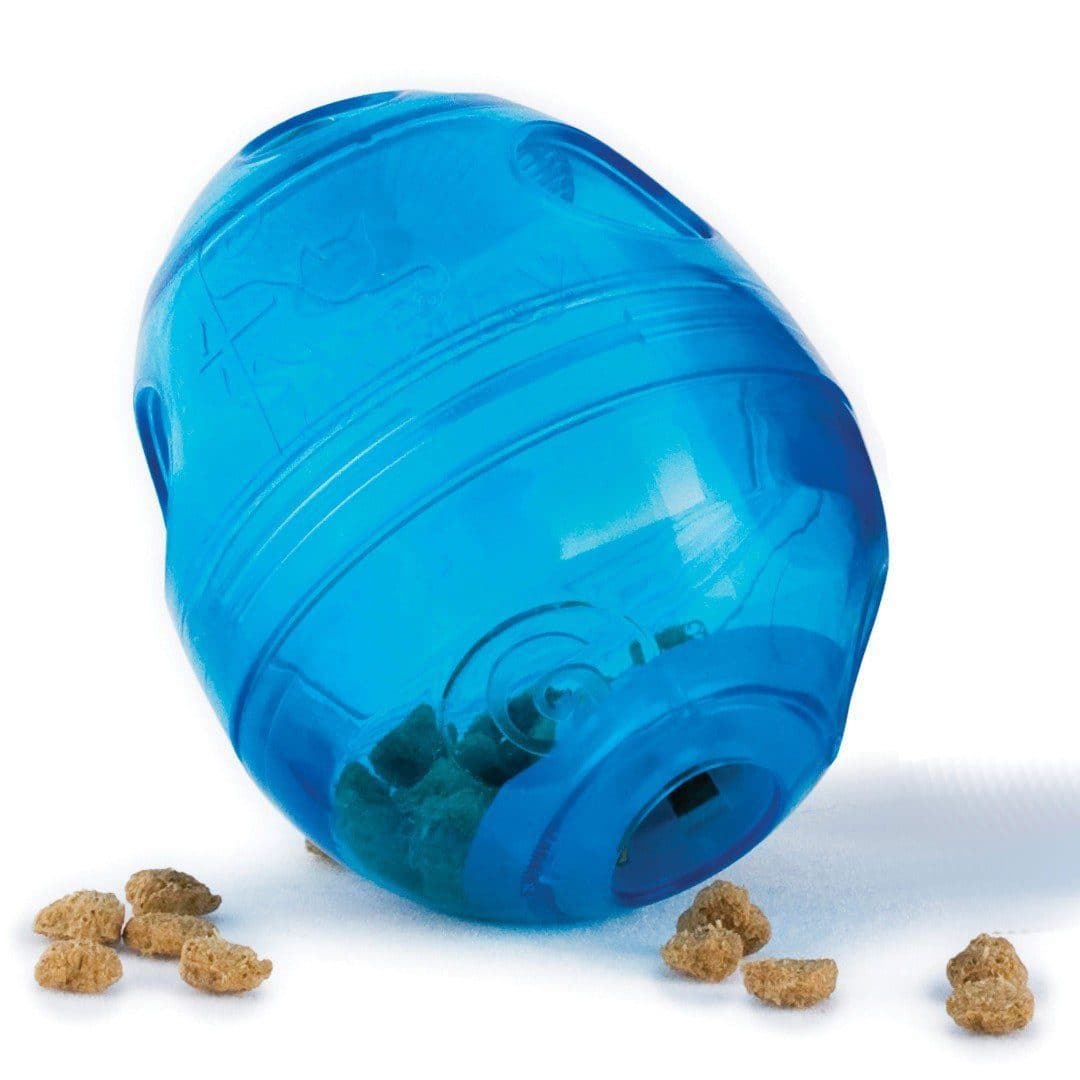 Interactive Egg Cat Toy - Pet Safe Cat Feeder & Exercise Toy for Indoor Cats - Fun Playtime & Mealtime Enrichment for Kittens & Adult Cats