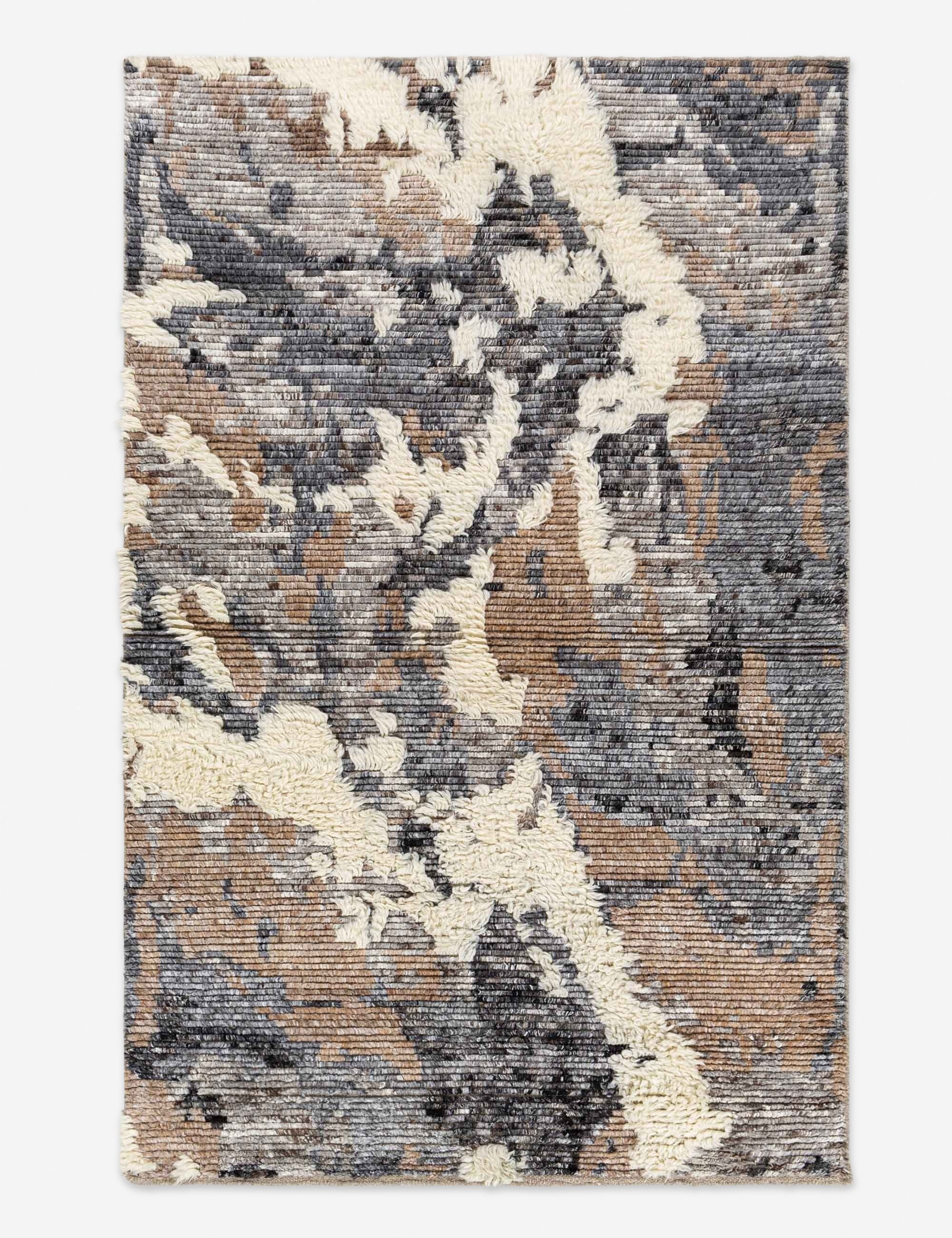 Premium Hand-Knotted Wool Moroccan Shag Rug - Soft & Luxurious - Perfect for Living Room, Bedroom, or Nursery Decor