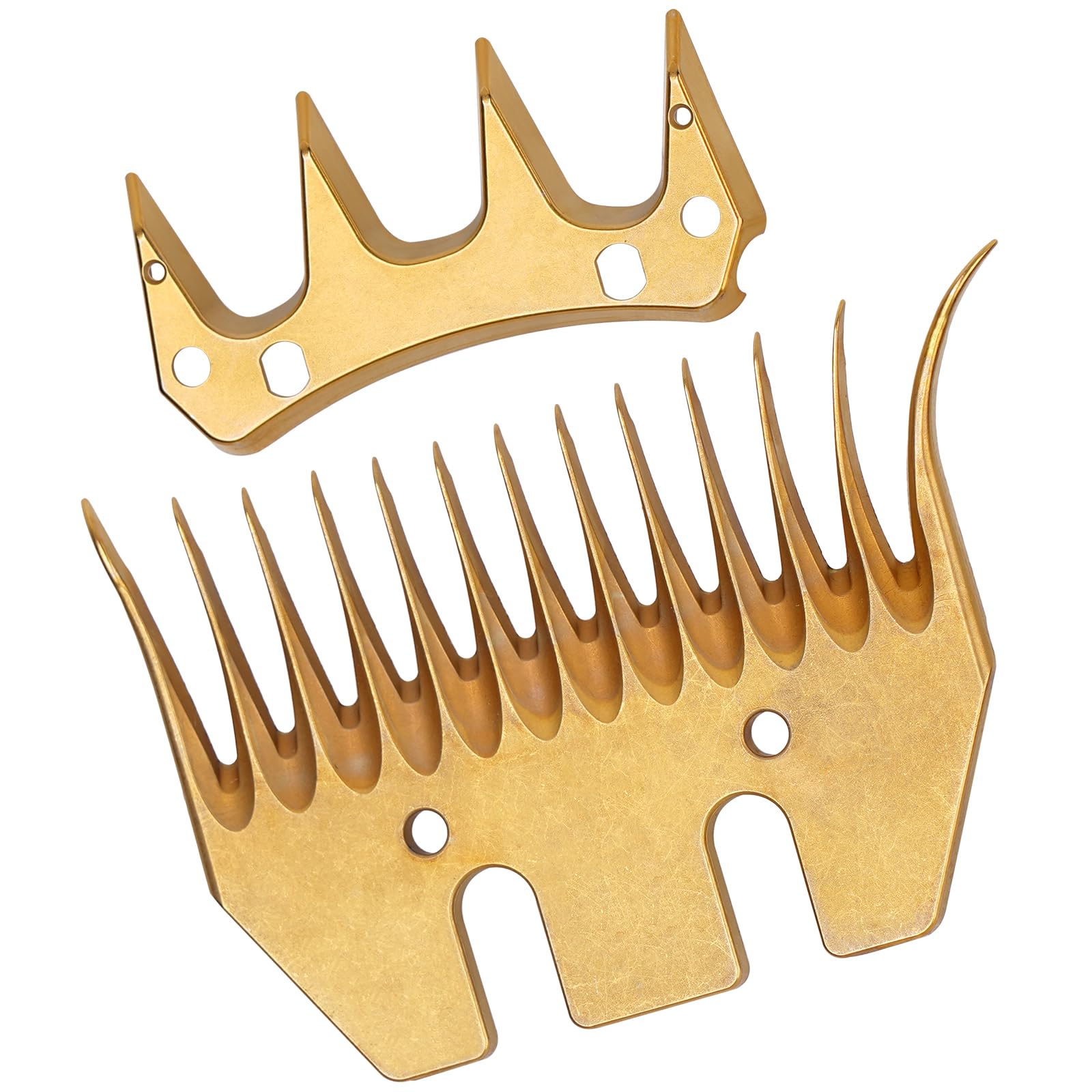 Premium 13-Tooth Curved Sheep Shears Replacement Blades - Compatible with Electric Wool Clippers for Sheep, Alpacas, Goats & Livestock Grooming - Durable Stainless Steel Blades for Professional & Home Use