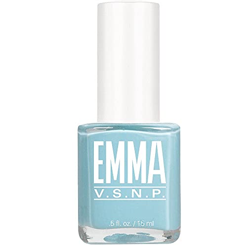 EMMA Beauty Active Nail Polish - Long Lasting Vegan Nail Color, 12+ Free Formula, Cruelty-Free, A Million Shades of Blue (0.5 fl oz) - Perfect for Manicures, Pedicures & Nail Art Designs
