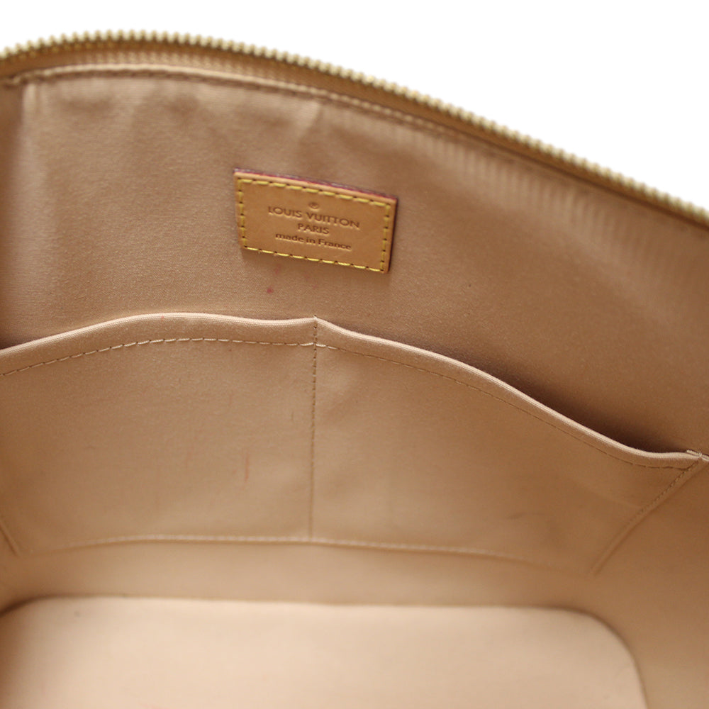 Authentic Louis Vuitton Beige Monogram Vernis Leather Montebello MM Tote Bag for Women - Luxury Designer Handbag Perfect for Work, Travel & Everyday Use