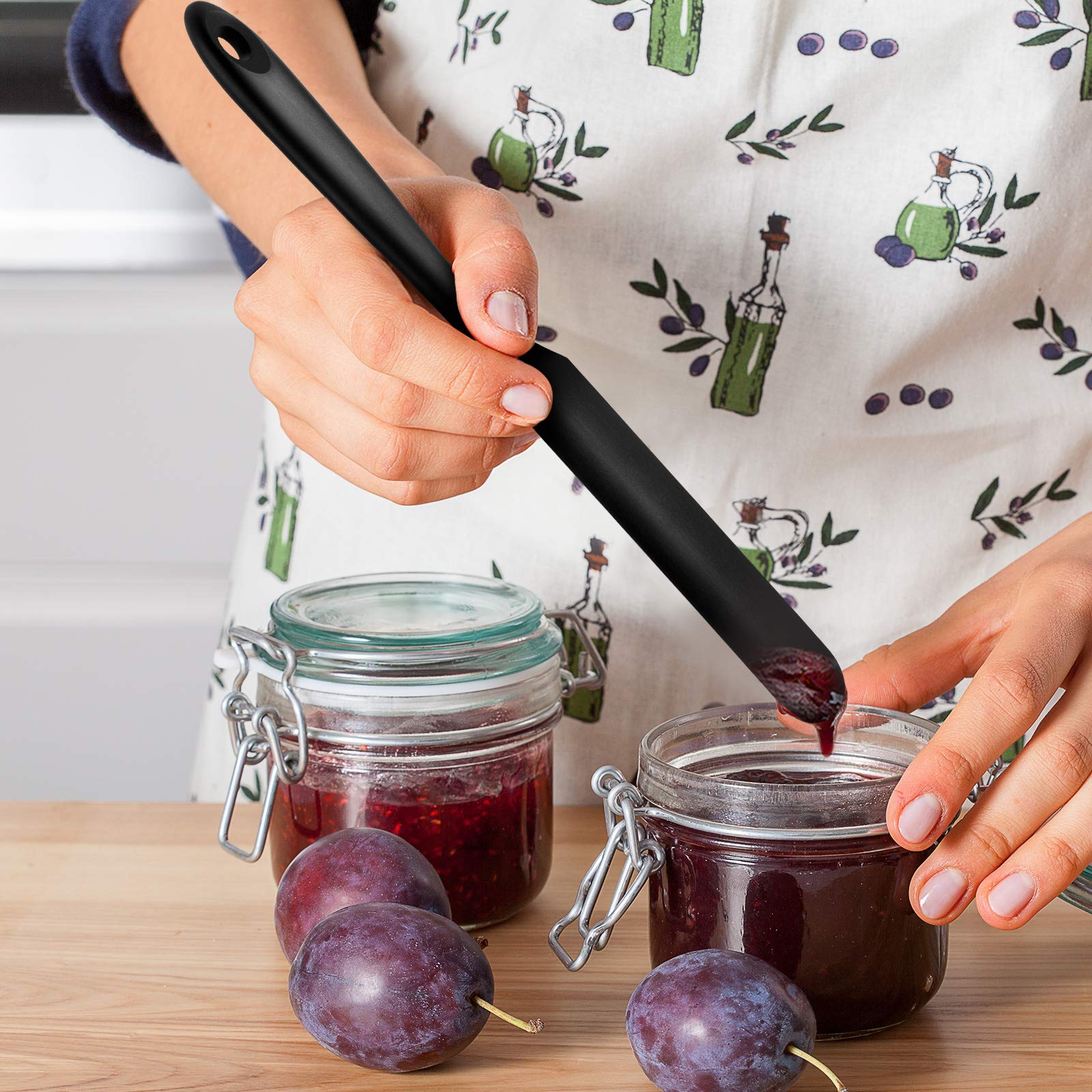 4-Piece Silicone Jar Spatula Set - 13