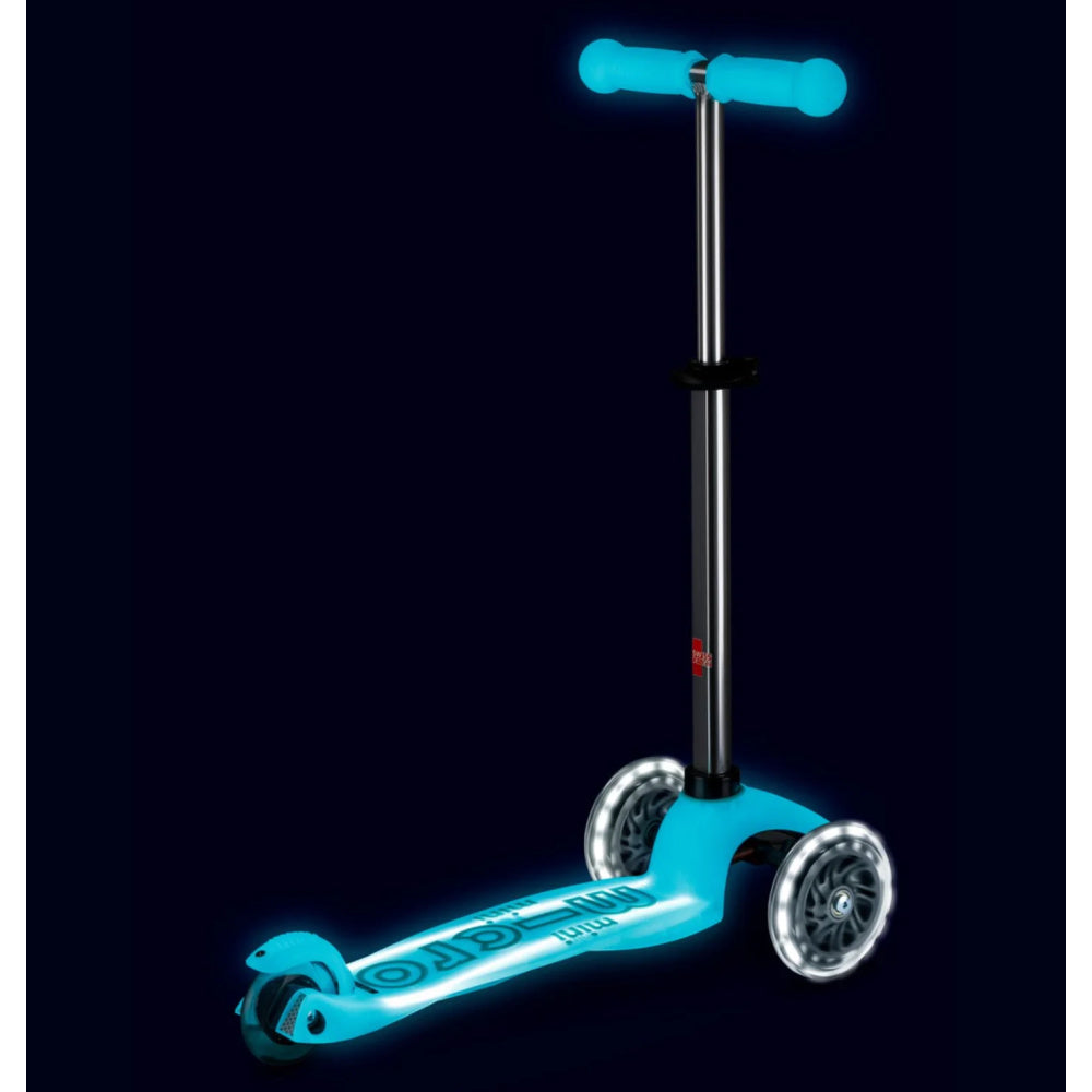 Micro Mini Glow LED 3 Wheel Scooter for Kids - Light Up Electric Ride On Toy for Boys & Girls Ages 3-8 - Perfect for Outdoor Play, Backyard Fun, and Neighborhood Rides