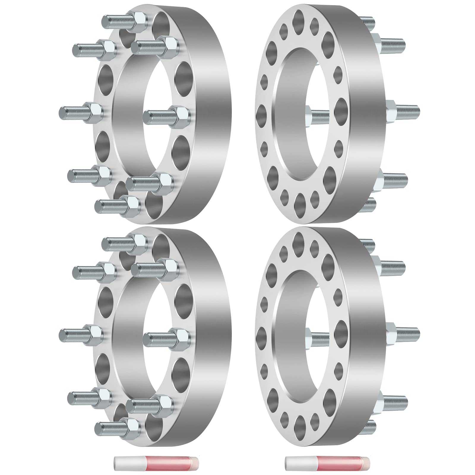 ECCPP 1.5 Inch Wheel Spacers (4PCS) - Compatible with Chevy Silverado 2500/3500 HD & GMC Sierra 2500/3500 HD (2011-2023) - Heavy Duty Truck Wheel Spacer Kit for Enhanced Stability & Off-Road Performance
