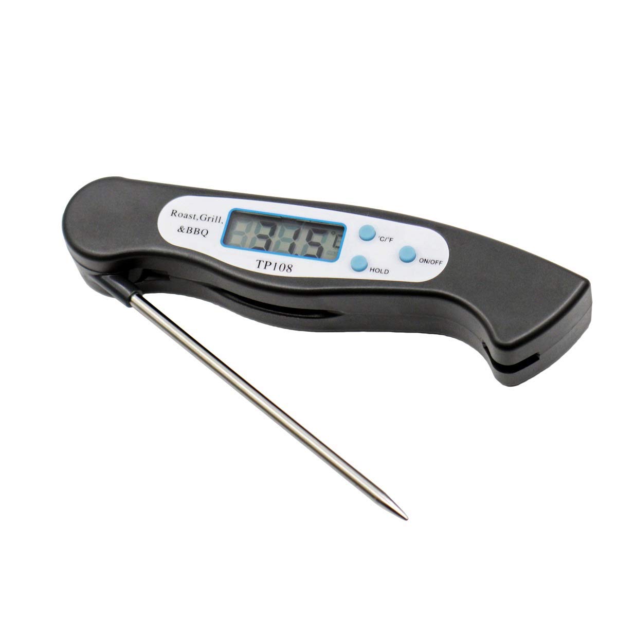 Digital Meat Thermometer for BBQ, Cooking & Milk - Waterproof Food Thermometer for Kitchen Use