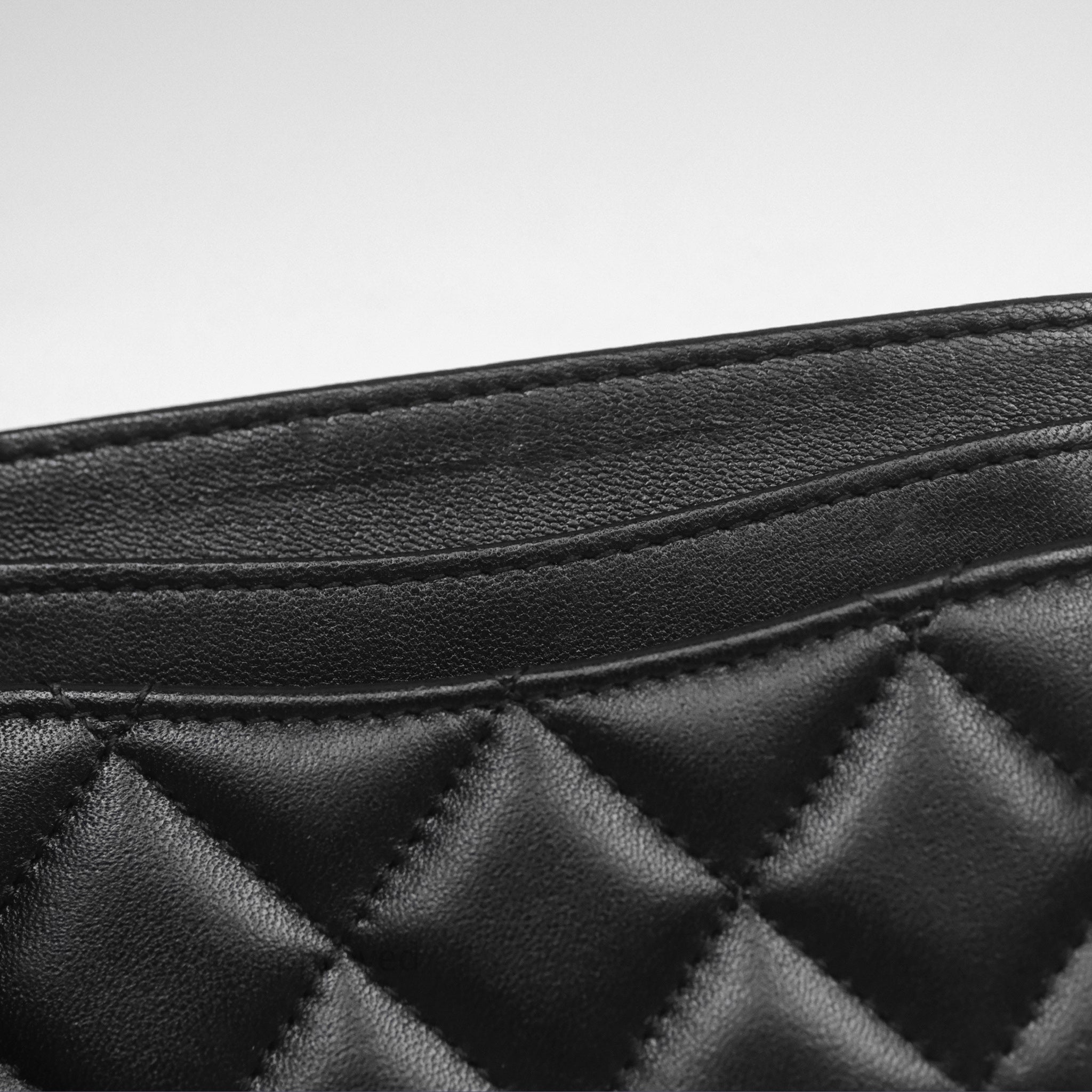 Chanel Classic Flat Card Holder in Black Lambskin with Silver Hardware - Luxury Compact Wallet for Everyday Use & Travel Essentials