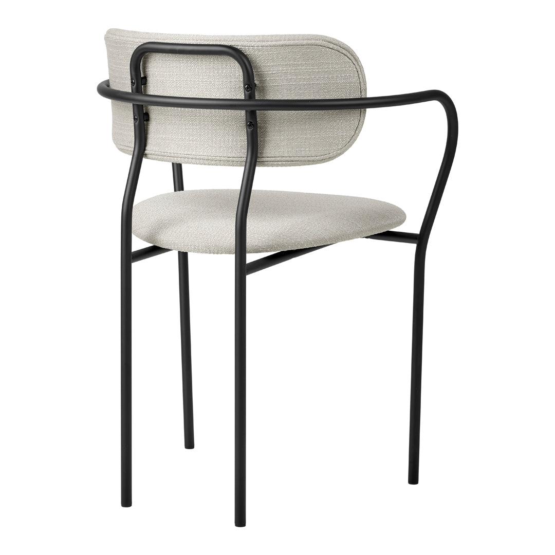 Modern Coco Dining Chair with Armrest - Comfortable Upholstered Seat for Kitchen, Dining Room, or Home Office - Perfect for Family Meals and Entertaining Guests