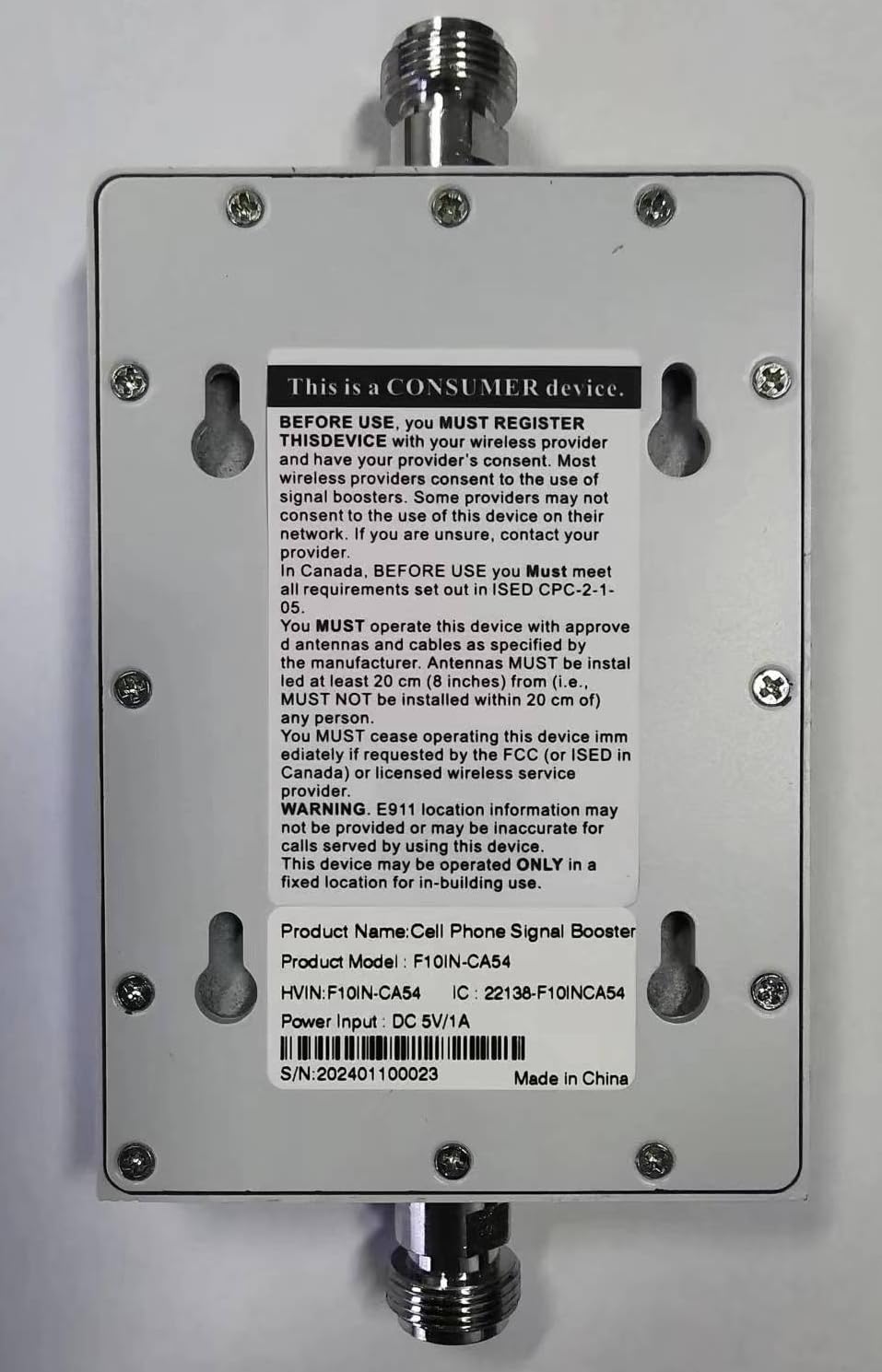 Premium 4G LTE & 3G Cell Phone Signal Booster for Home & Office - 70dB Dual Band Cellular Repeater (Band 2/4/25) | Covers 4,500 sq ft | FCC Approved for Verizon, AT&T & Sprint Networks | Perfect for Remote Work, Basements & Rural Areas