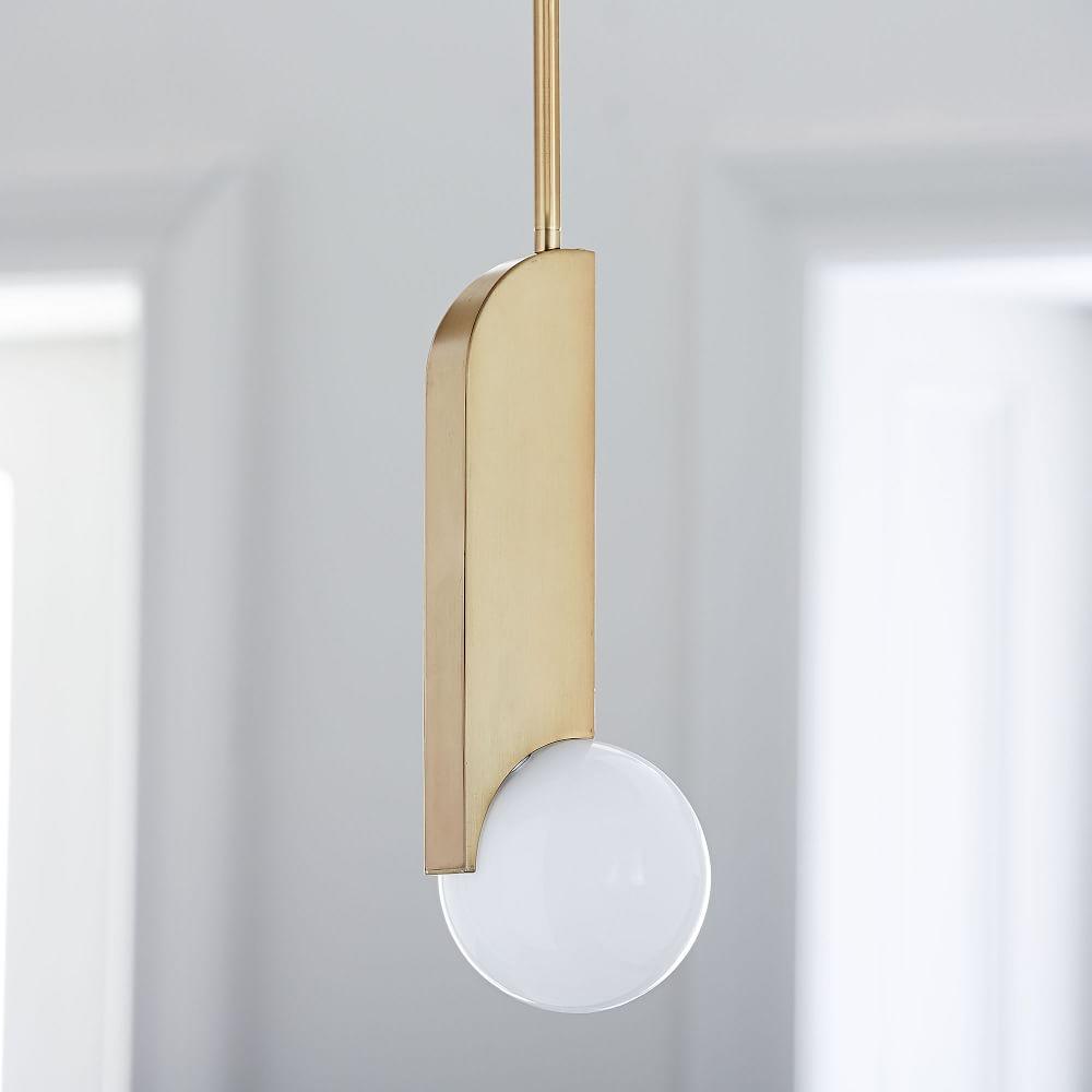 Modern Bower Pendant Lamp - Sleek Hanging Light Fixture for Dining Room, Kitchen Island & Bedroom Decor | Energy Efficient LED Lighting for Home & Office