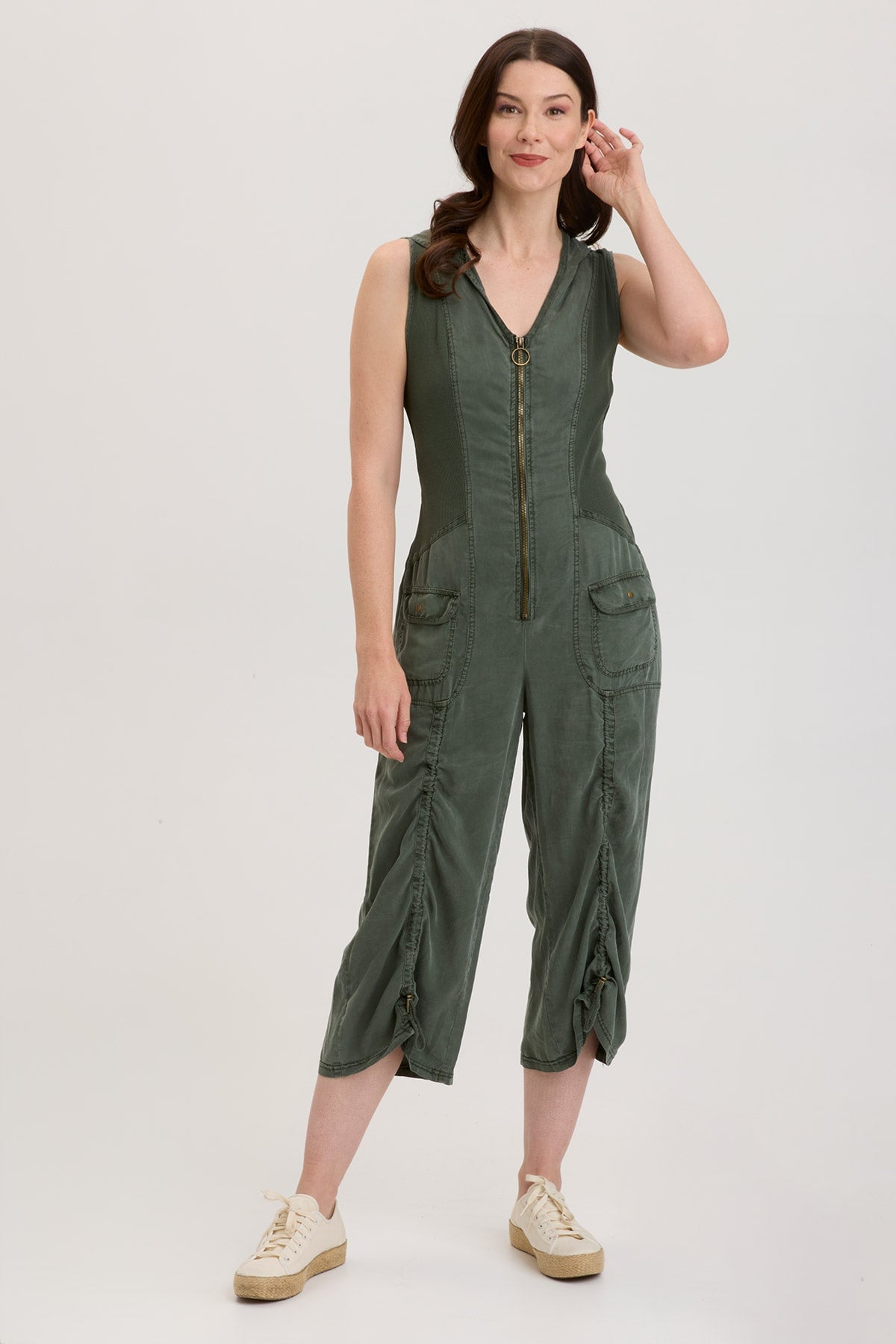 Hewitt Hooded Jumpsuit for Women - Cozy Fleece Loungewear Set with Pockets | Perfect for Home, Travel & Outdoor Activities