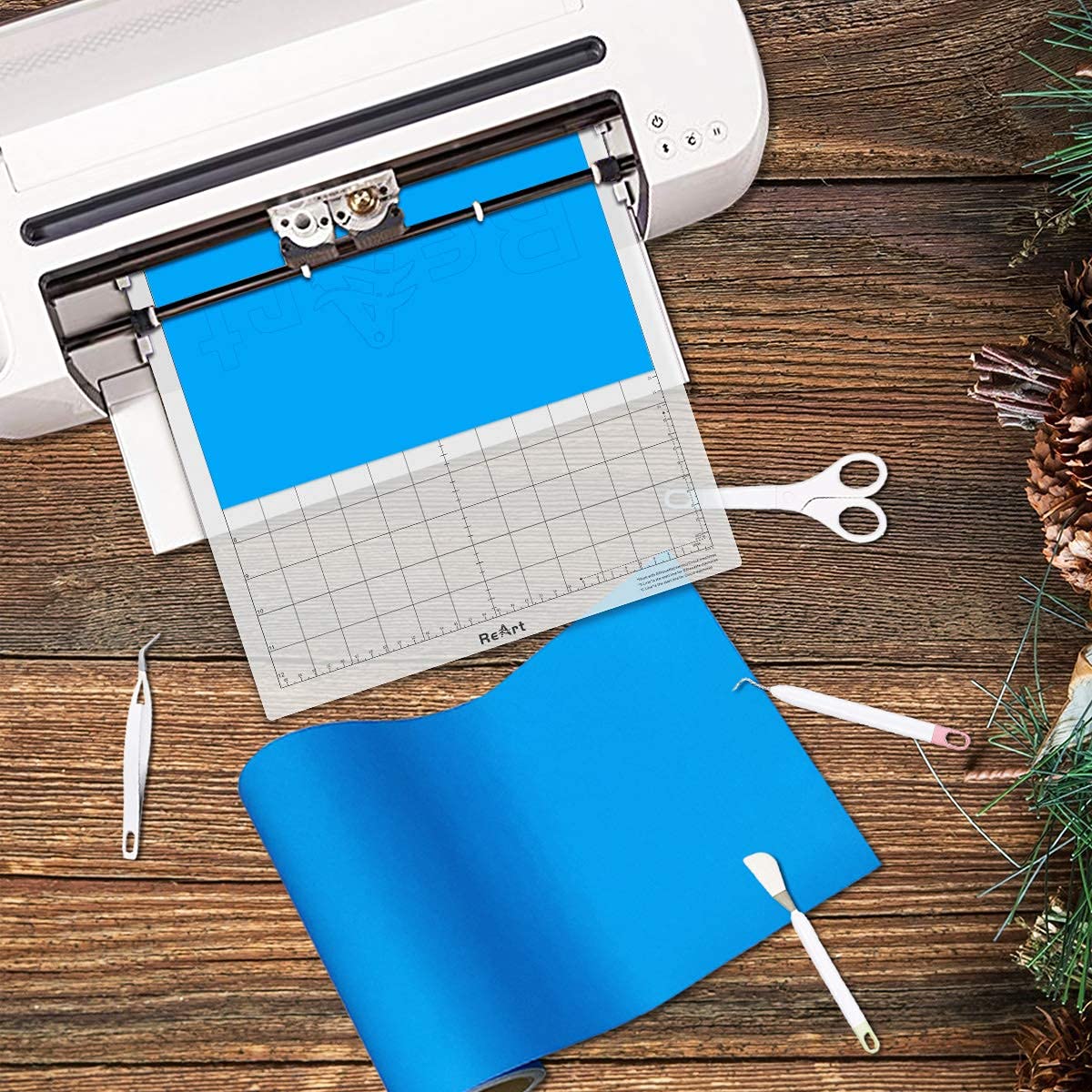 6 Pack Heat Press Mat 17x17 Inches - Premium Cutting Mat Variety for Silhouette & Cricut Machines - Perfect for DIY Crafts, T-Shirt Printing & Vinyl Projects