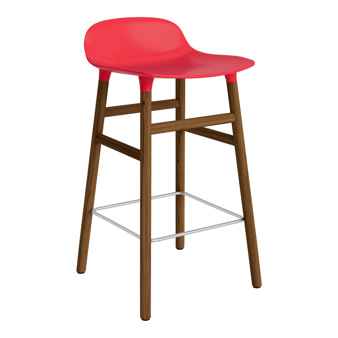 Modern Wooden Counter Stool with Sturdy Wood Legs - Perfect for Kitchen Islands, Bars, and Breakfast Nooks