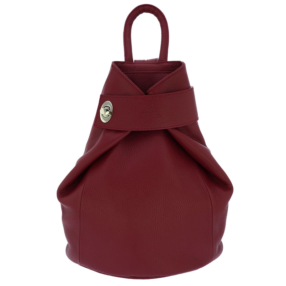 Italian Genuine Leather Ostrich-Pattern Tote Bag for Women - Dual Handles, Shoulder & Backpack Carry - Perfect for Work, Travel & Everyday Use