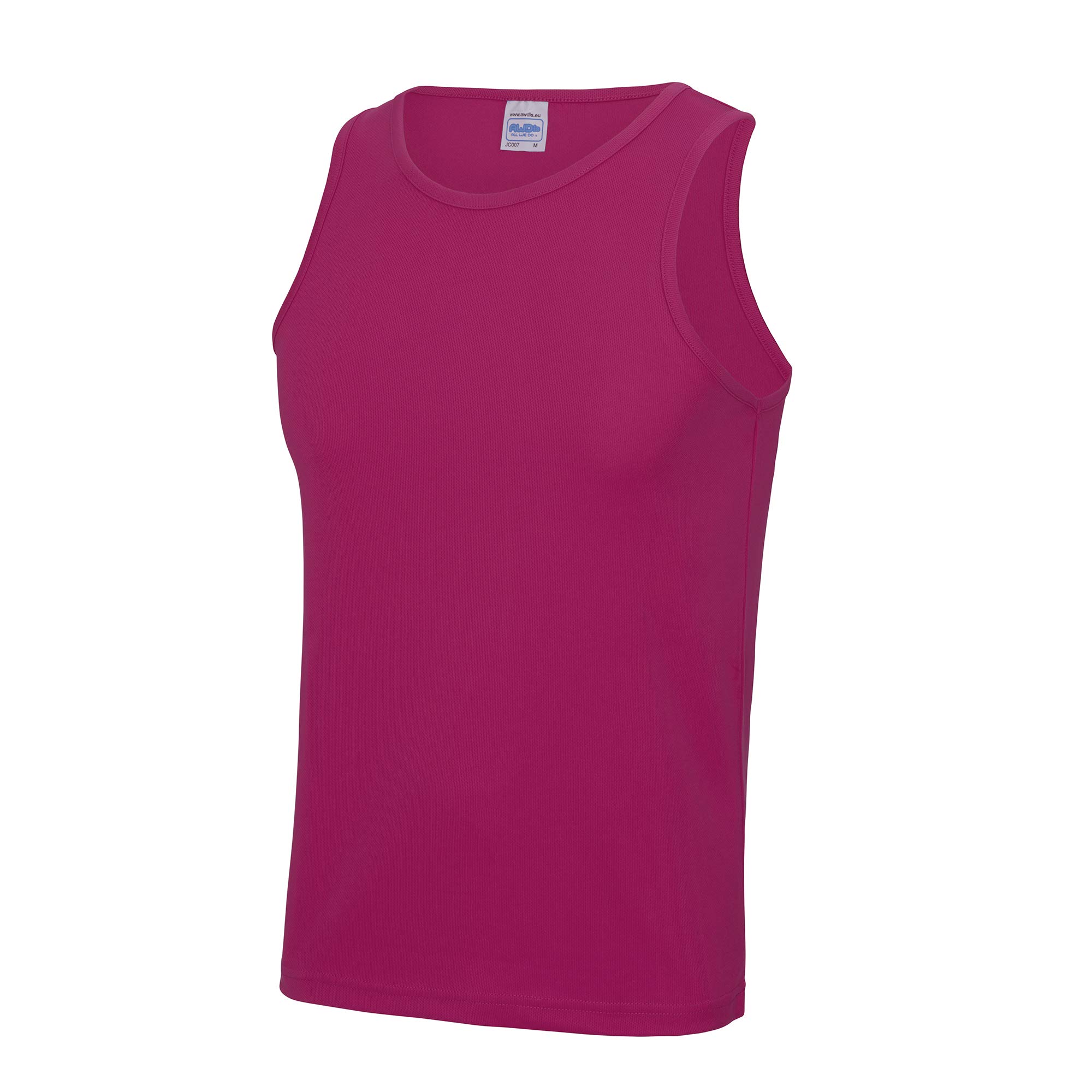 Just Cool Men's Athletic Gym Tank Top - Breathable Workout Shirt for Running, Training & Fitness