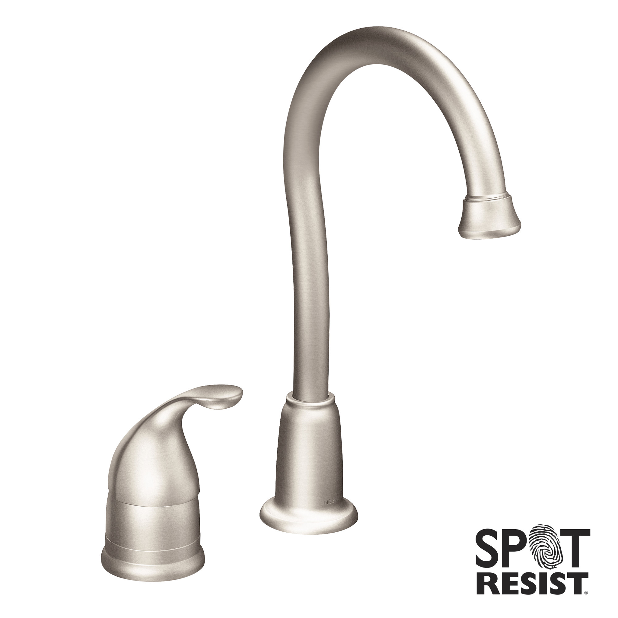 Camerist Single Handle High Arc Pull Out Kitchen Faucet - Modern Brushed Nickel Bar Sink Faucet for Home, Restaurant & Commercial Use