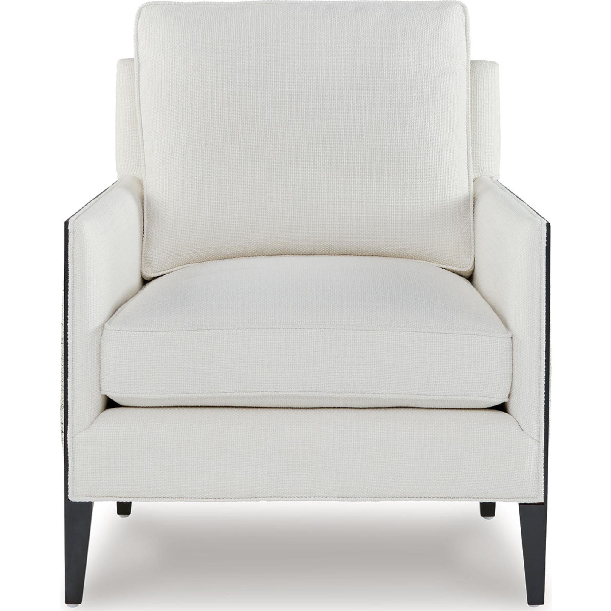 Ardenworth Accent Chair - Modern Upholstered Living Room Chair in Black/Ivory | Perfect for Home Office, Reading Nook & Lounge Decor