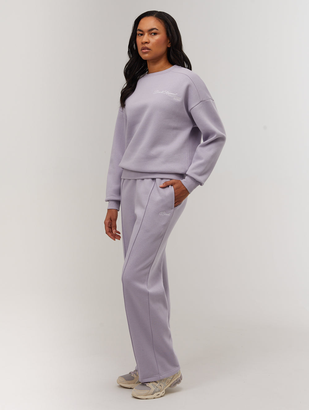 Embla Wide Leg Joggers for Women - High Waisted Lounge Pants with Pockets - Soft Comfortable Yoga Sweatpants for Running, Travel & Home Wear